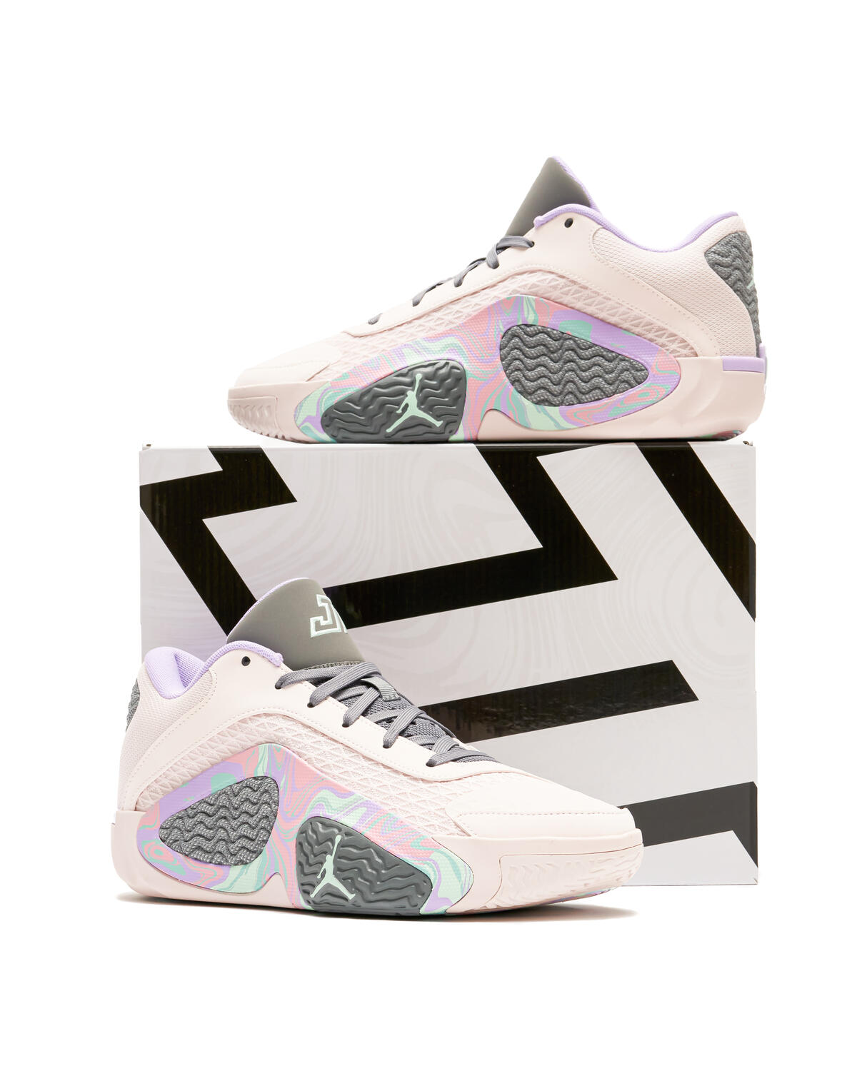 Air Jordan Tatum 2 Light Soft Pink/Mint Foam-Smoke-Lilac - Image 26