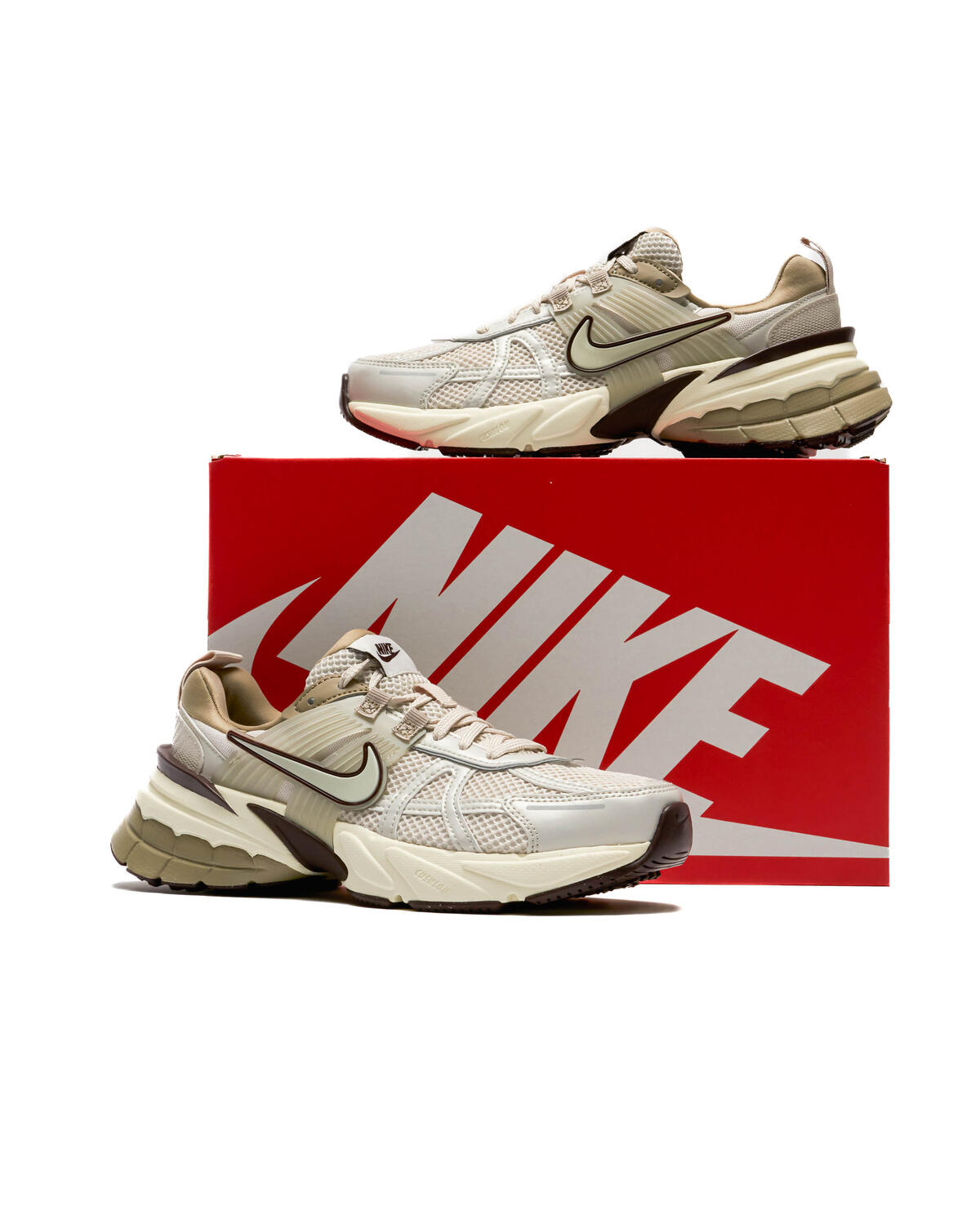 Nike WMNS V2K Run - Light Orewood Brown / Light Bone / Khaki - Image 11