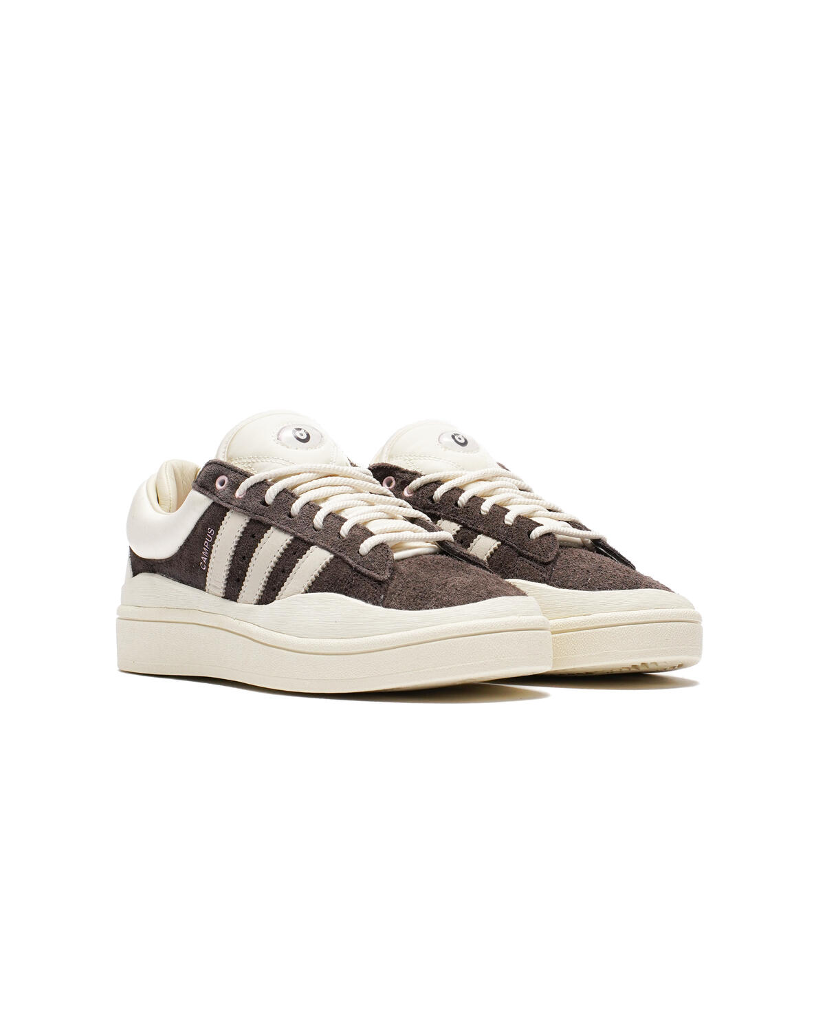 Adidas Originals x Bad Bunny Last Campus - Dark Brown/Chalk White/Cream White - Image 20