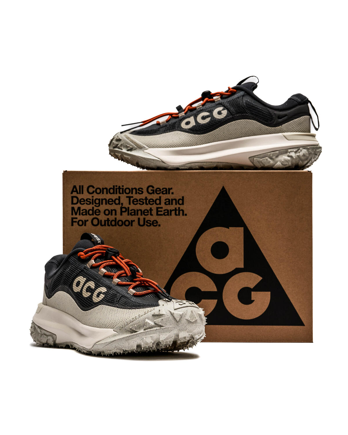 Nike ACG Mountain Fly 2 Low Gore-Tex Dark Smoke Grey / Khaki - Light Orewood Brown - Image 12