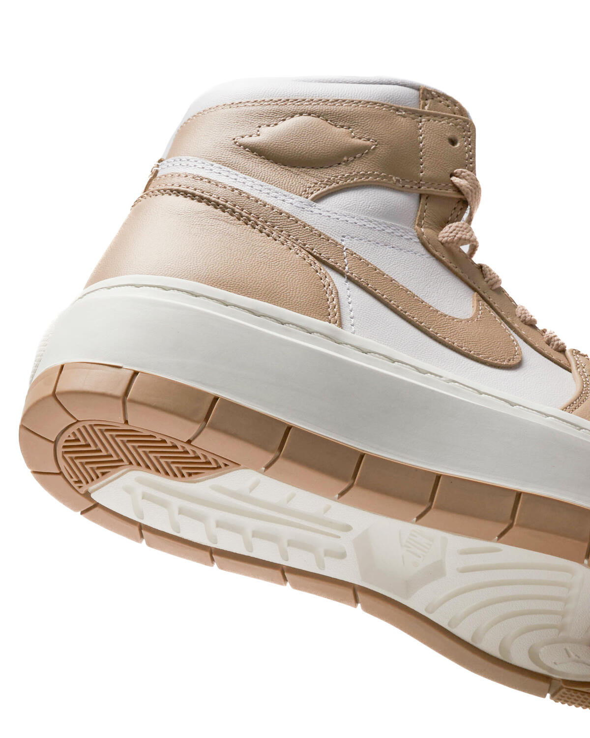 Air Jordan 1 Elevate High Desert Womens Lifestyle Shoes (Beige/White) - Image 18