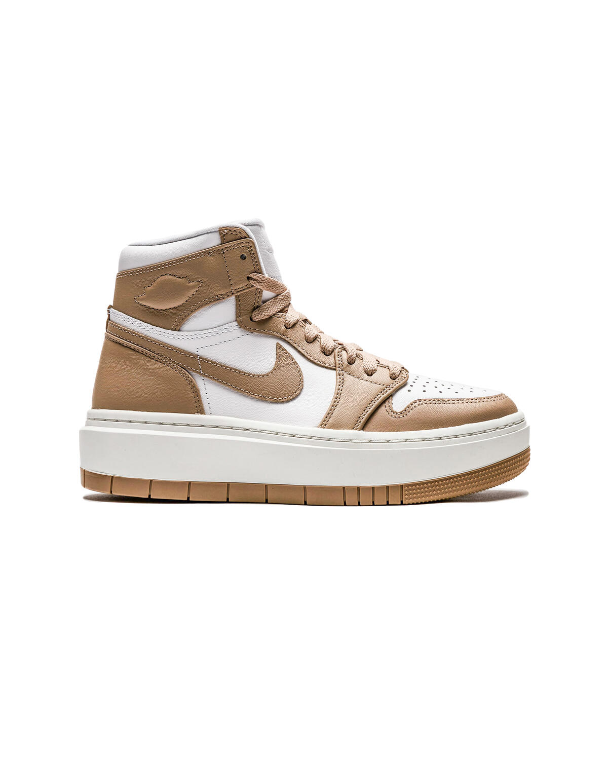 Air Jordan 1 Elevate High Desert Womens Lifestyle Shoes (Beige/White) - Image 13
