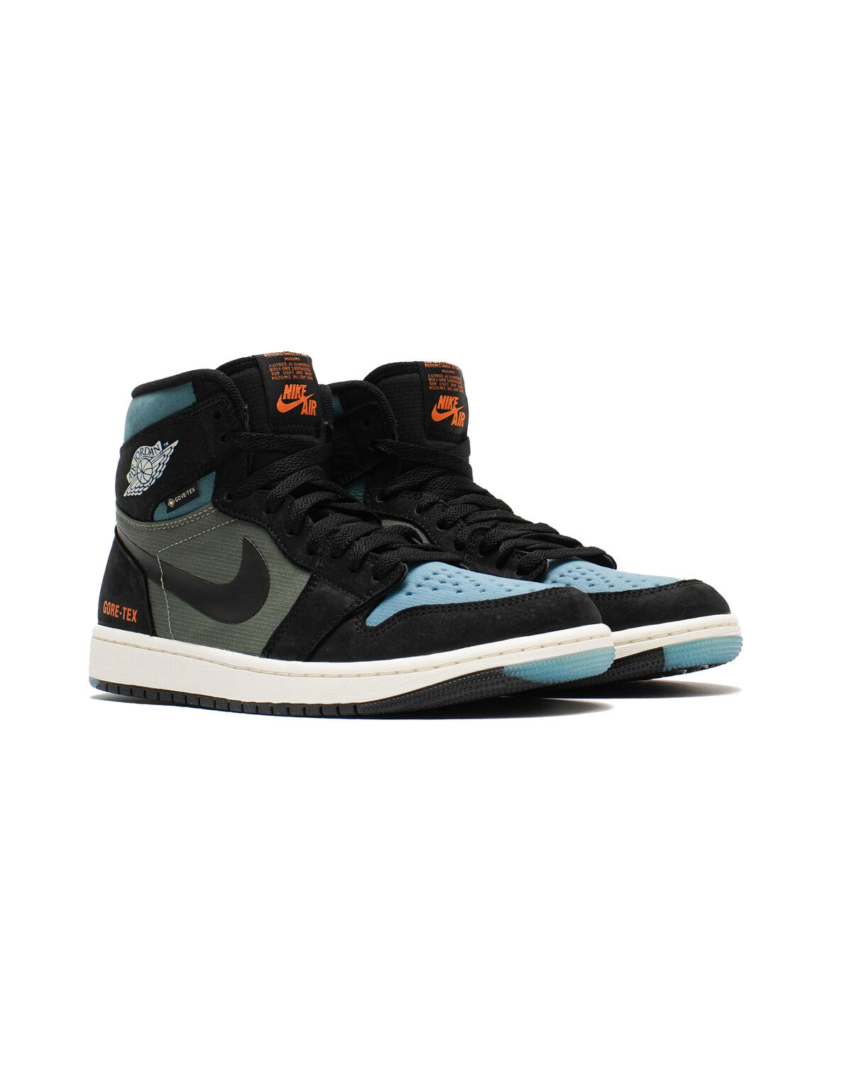 Air Jordan 1 Element 'Black Olive'- Black/Sky J Light Olive/Bright Mandarin - Image 13