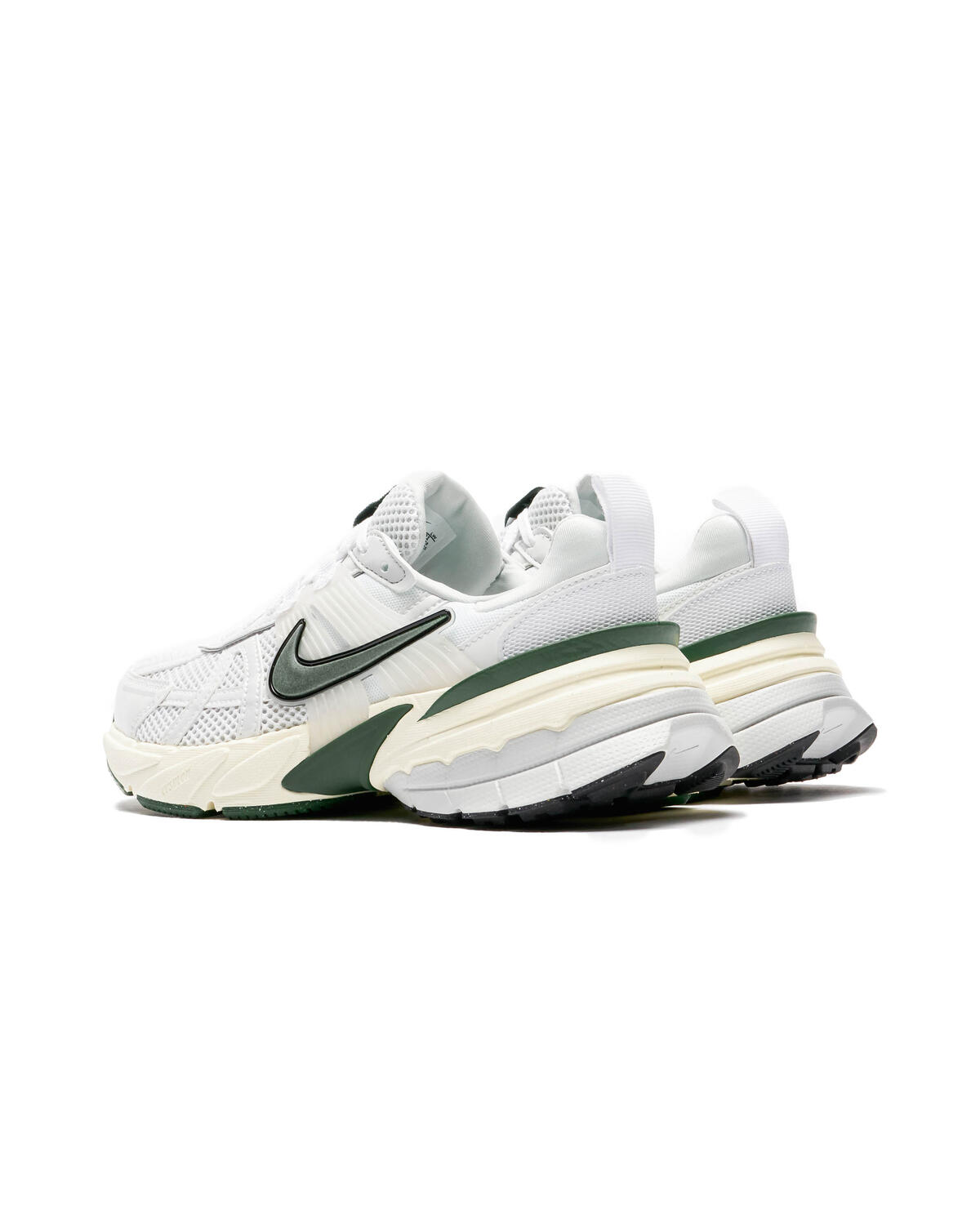 Nike Women's V2K Run Summit White/Metallic Silver/Green - Image 13
