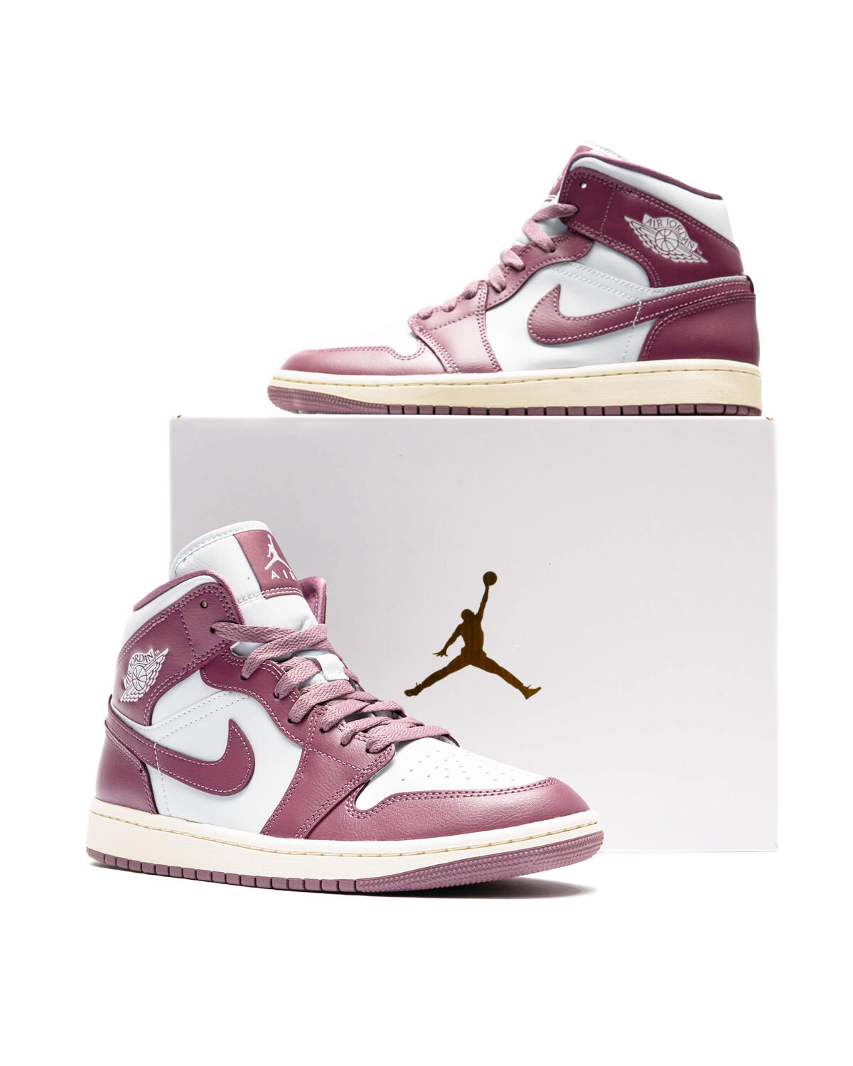 Air Jordan 1 Mid Pure Platinum (Women's) - Image 24