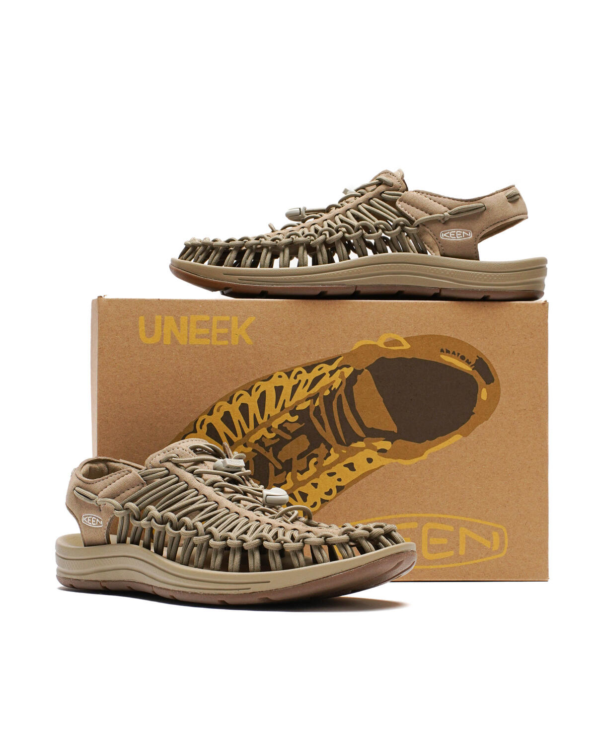 Keen Uneek Sandals - Timberwolf-Plaza Taupe - Image 13