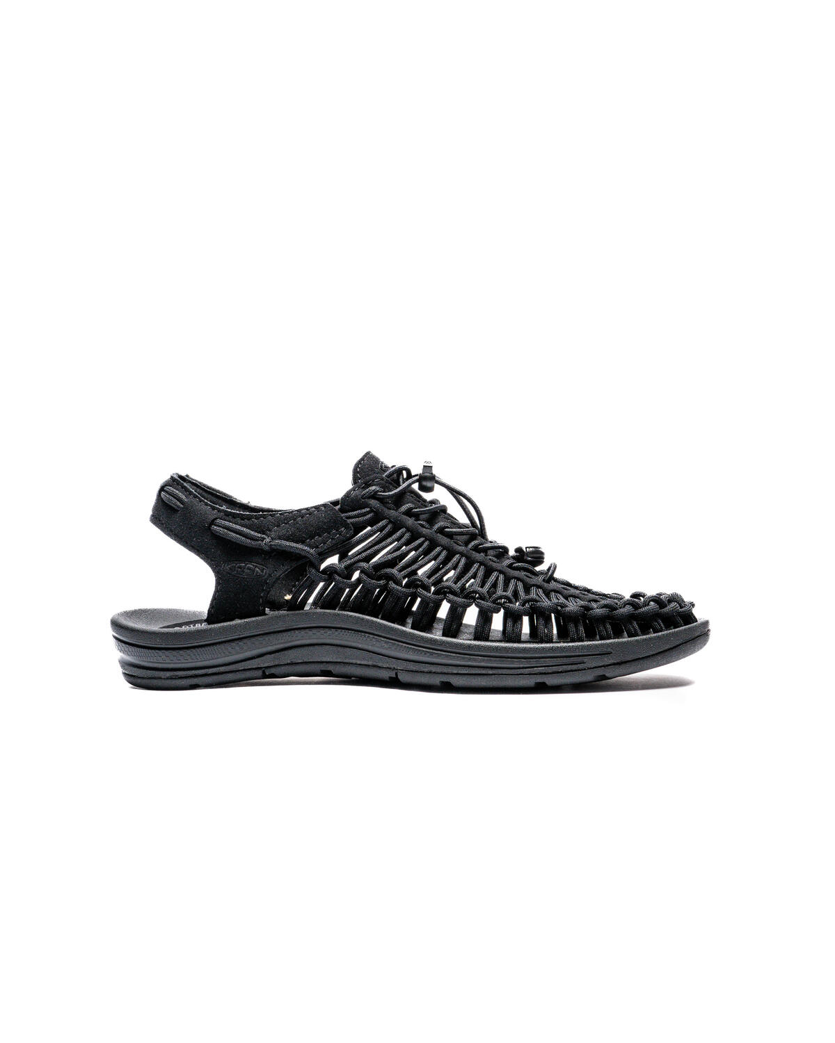 KEEN Uneek Sandal Black-Black Men - Image 12