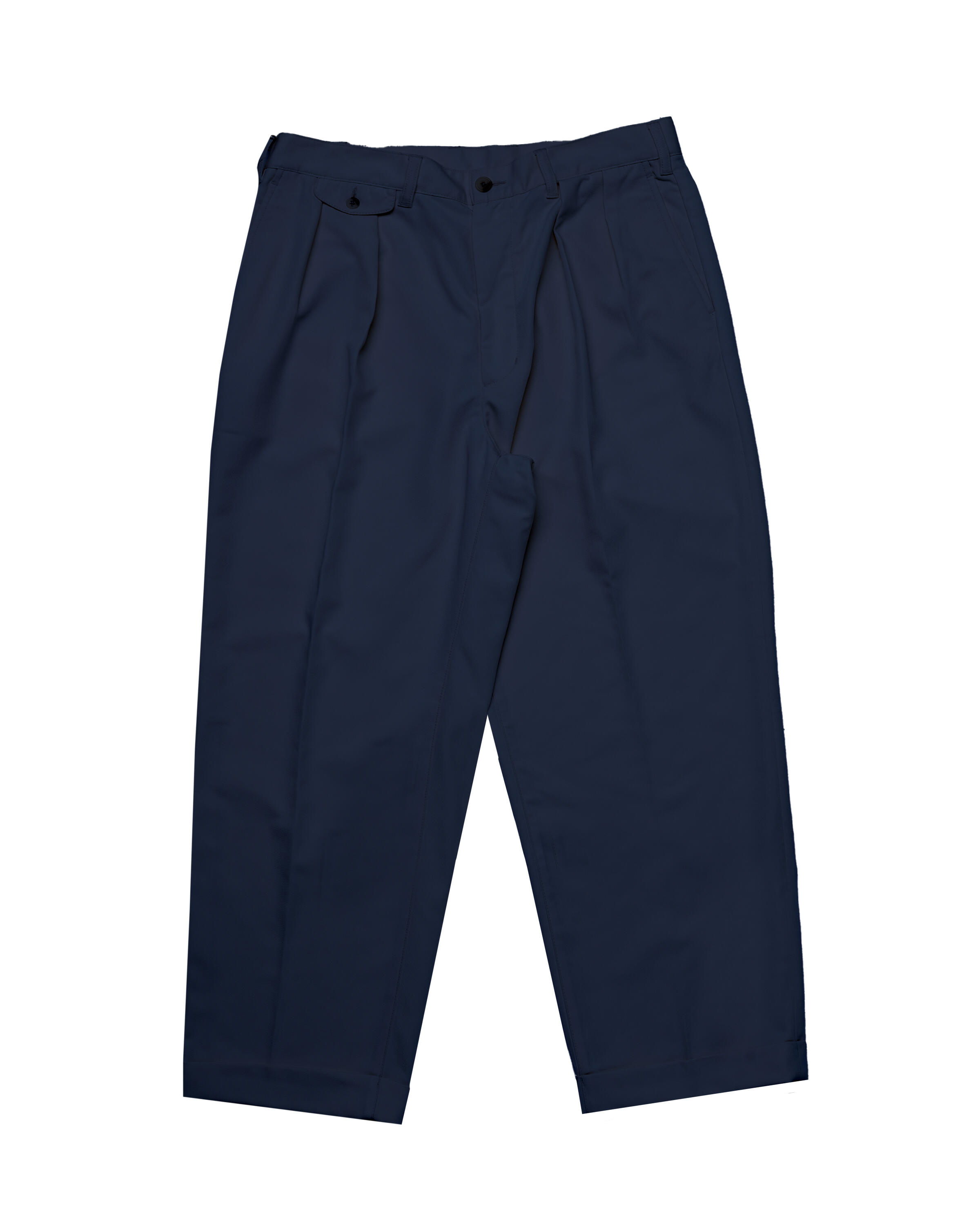 Beams+ 2 Pleats Trousers PE Twill