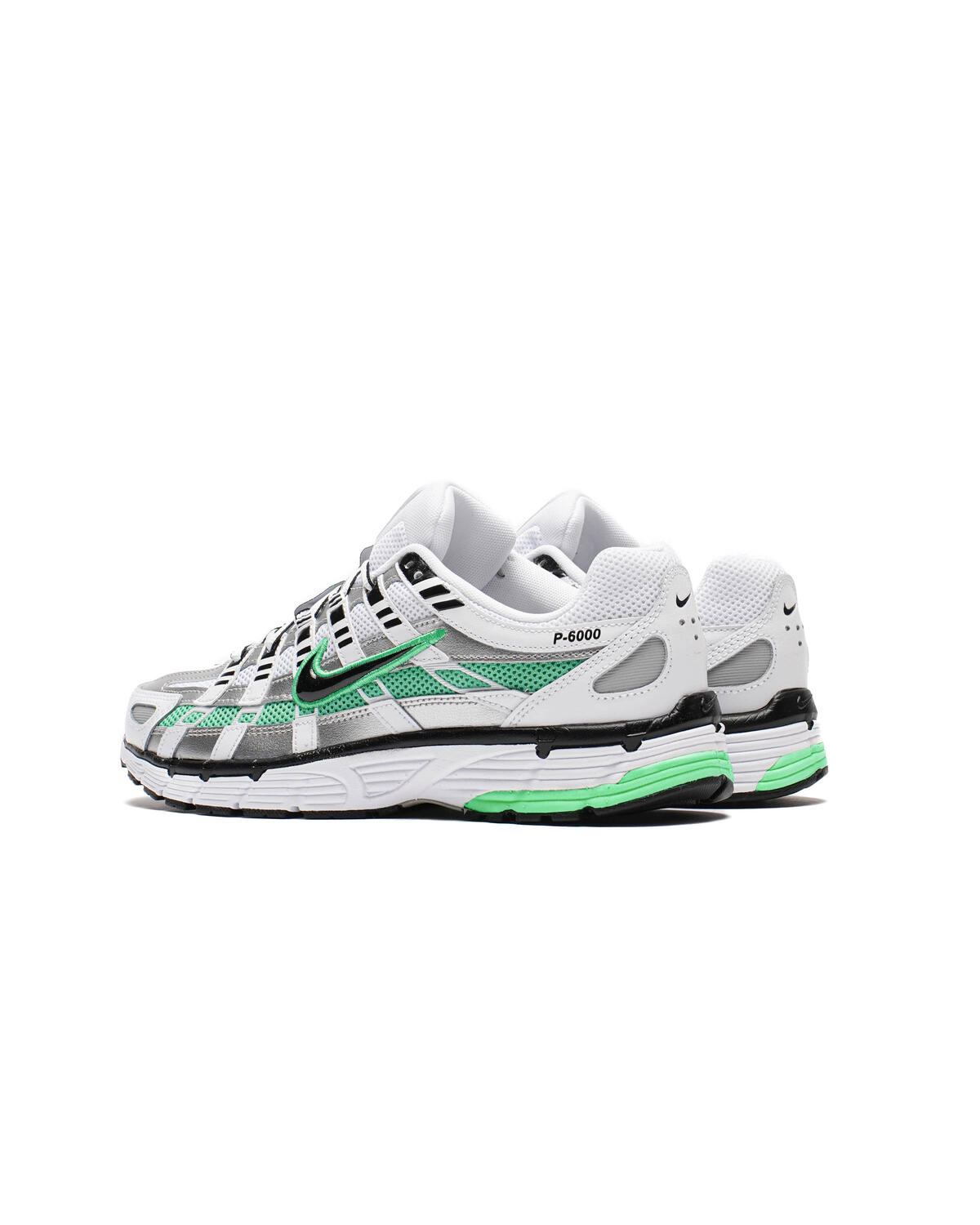 Nike P-6000 White / Black / Metallic Silver - Image 15