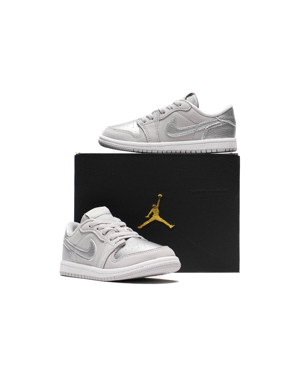 Air Jordan 1 Retro Low 'Metallic Silver' (Toddler) - Image 29