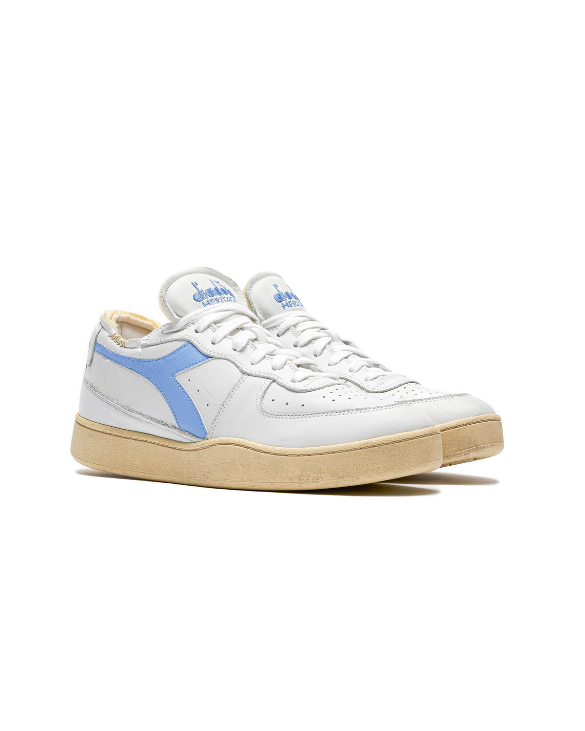 Diadora Mi Basket Row Cut White - Image 3