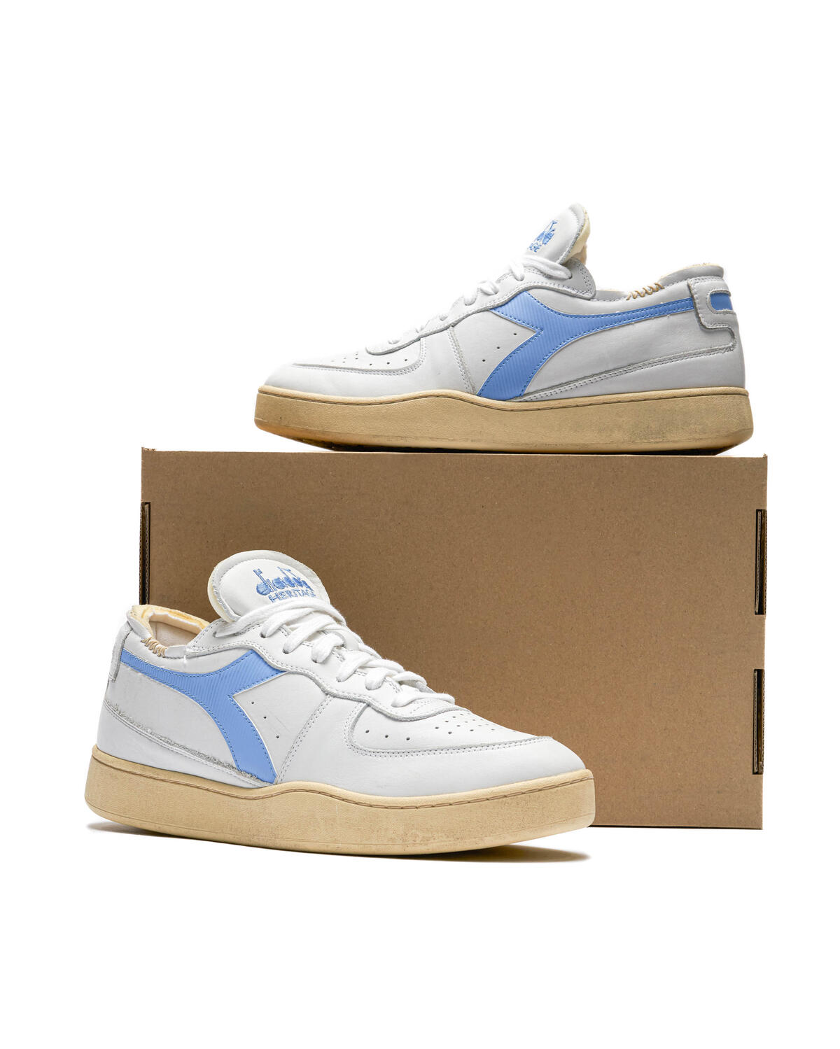 Diadora Mi Basket Row Cut White - Image 6