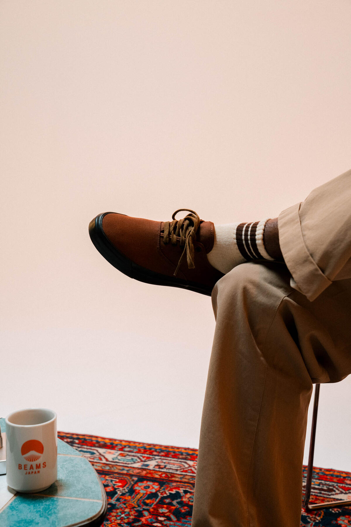 Beamsplus Open Collar Block Print Square - Image 10