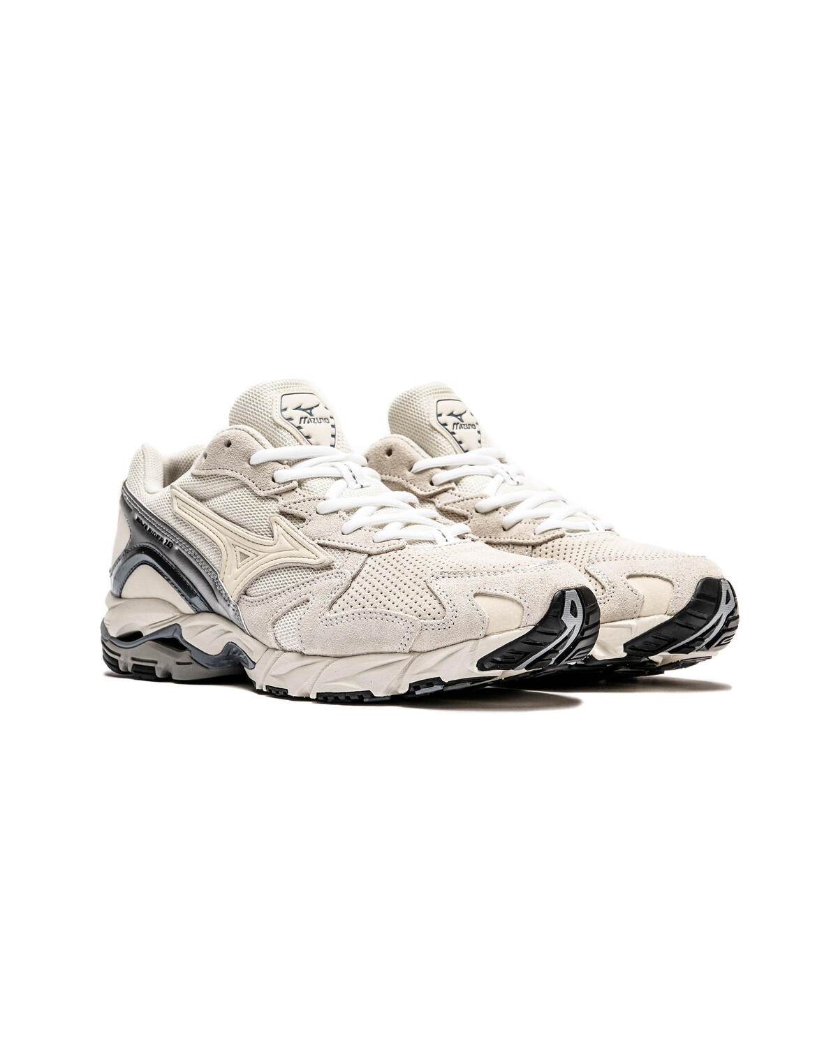 Mizuno Wave Rider 10 Creme / Silber - Image 9