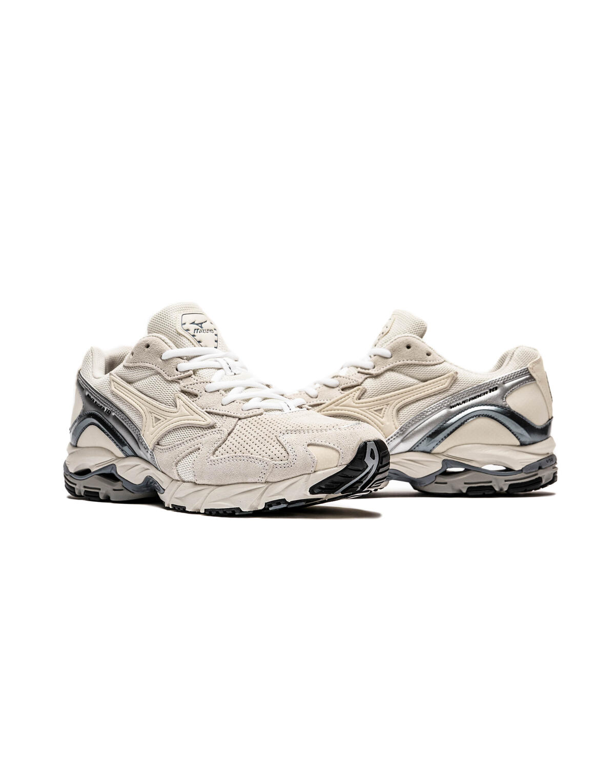 Mizuno Wave Rider 10 Creme / Silber - Image 11