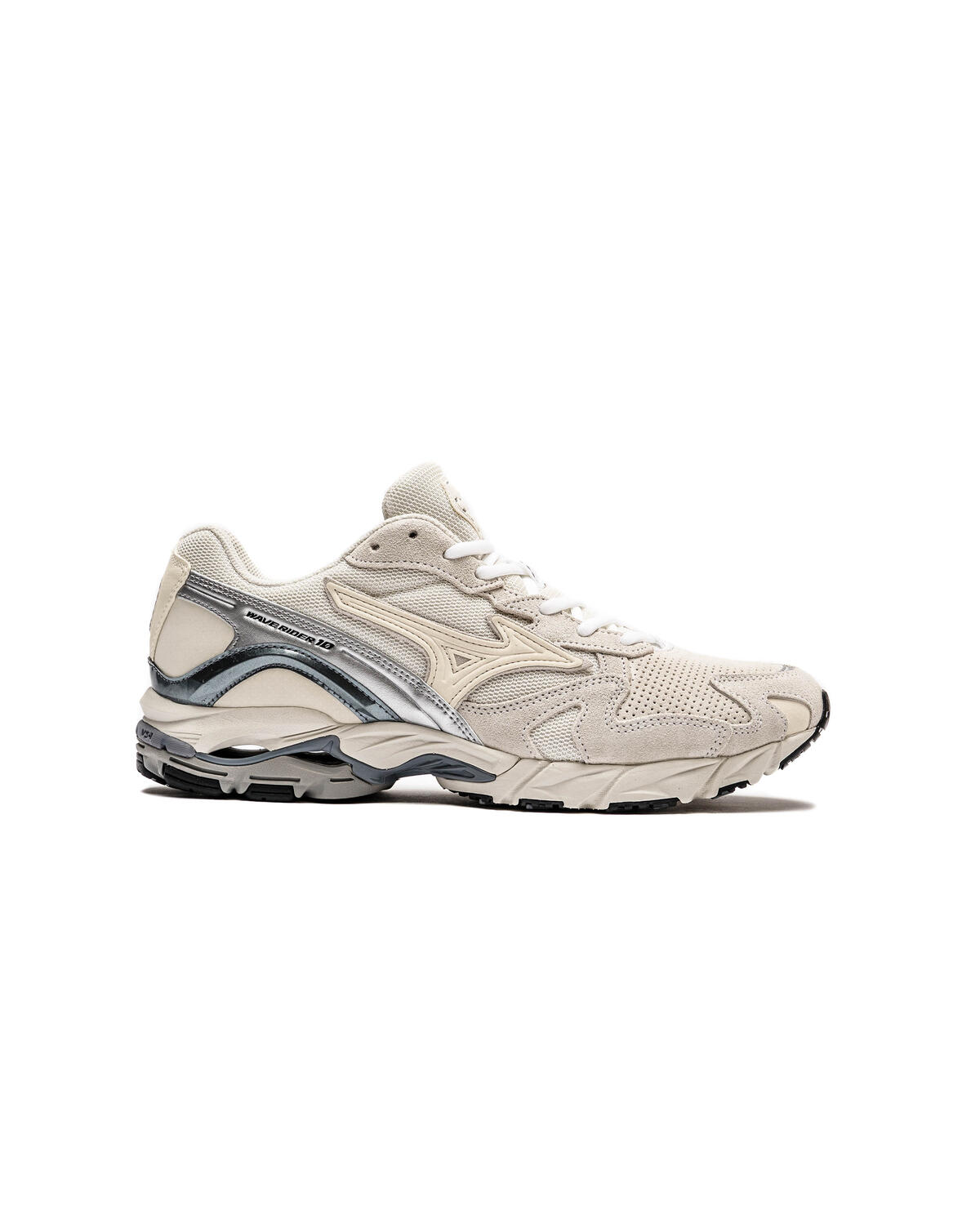 Mizuno Wave Rider 10 Creme / Silber - Image 8