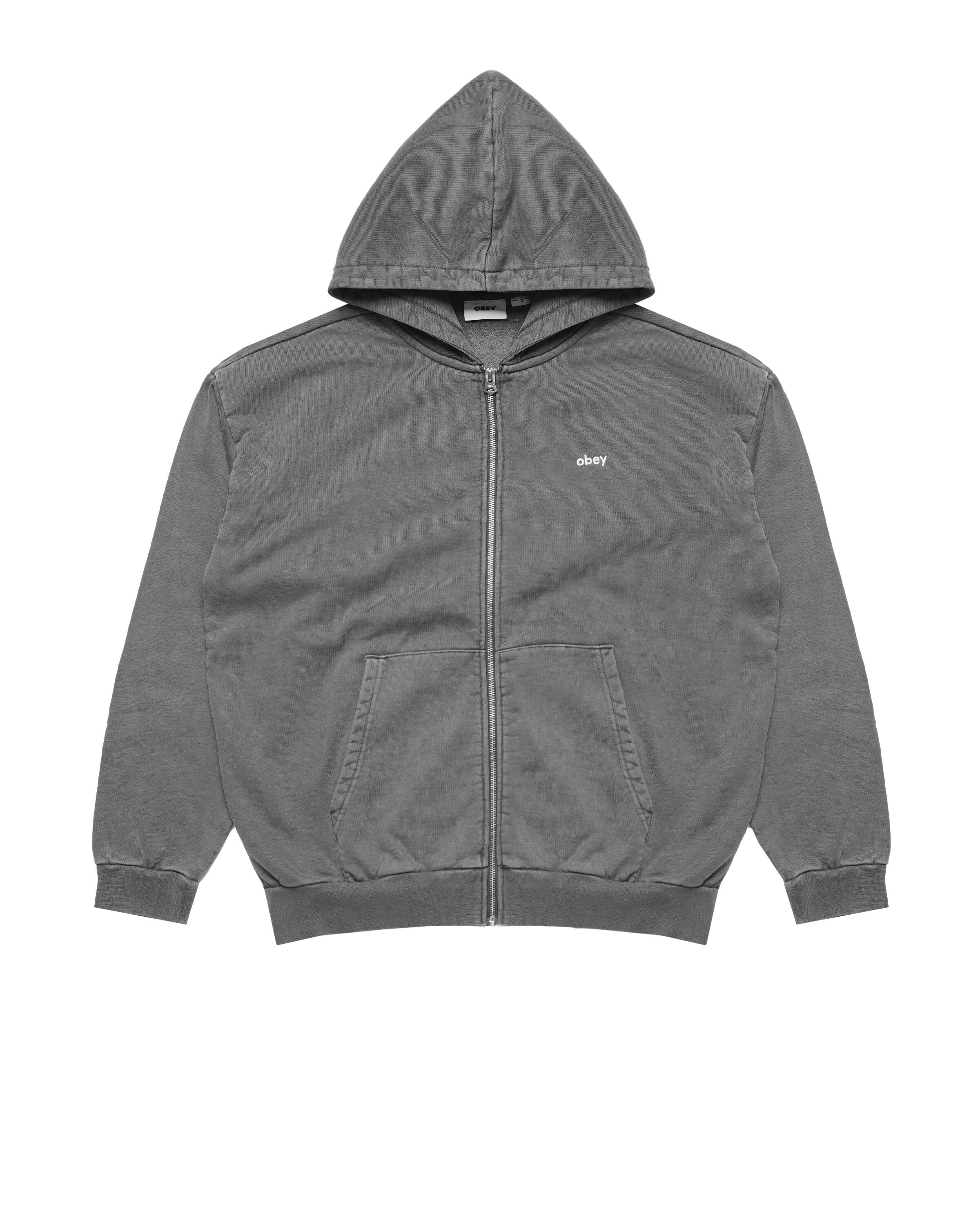 Obey Lowercase pigment zip hood