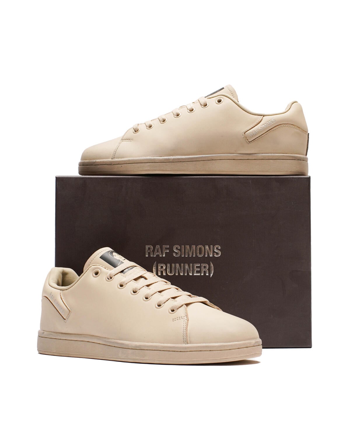 raf simons adidas beige
