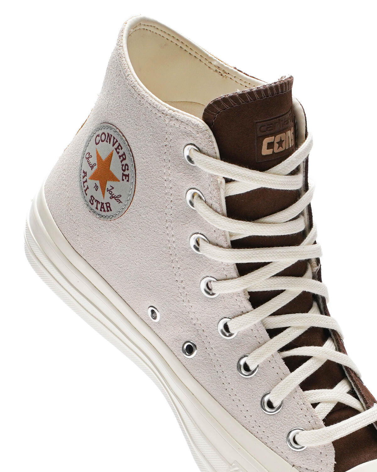 Converse x Carhartt CTAS PRO HI x Carhartt WIP CTAS Pro Shoes - Starfish / Tofu / Dark Earth - Image 13