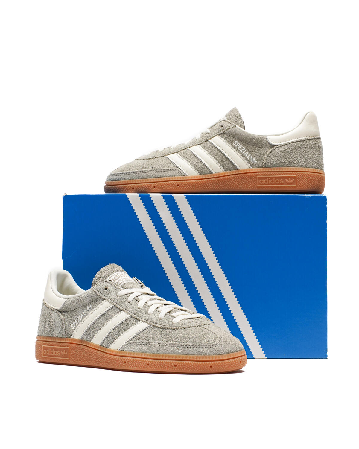 Adidas Handball Spezial W Silver Pebble / Off White / Gum (Women's) - Image 12