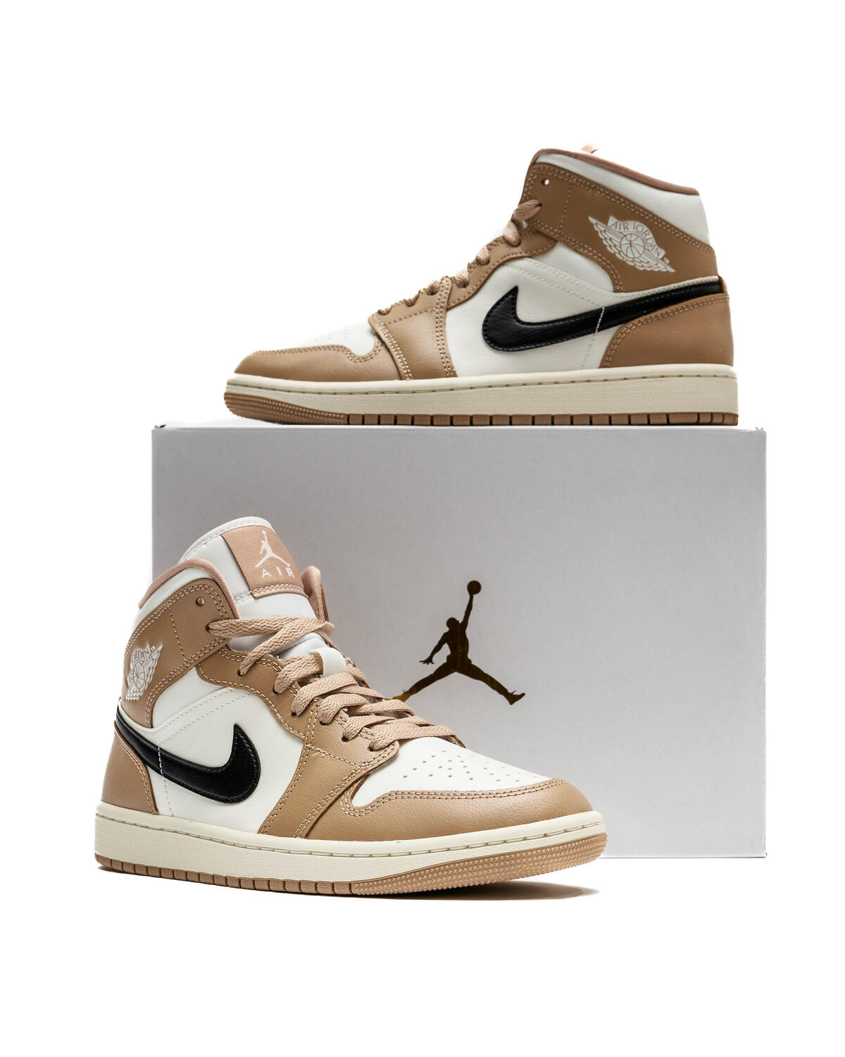 Air Jordan 1 Mid Sail Black Desert (Women's) - Image 29