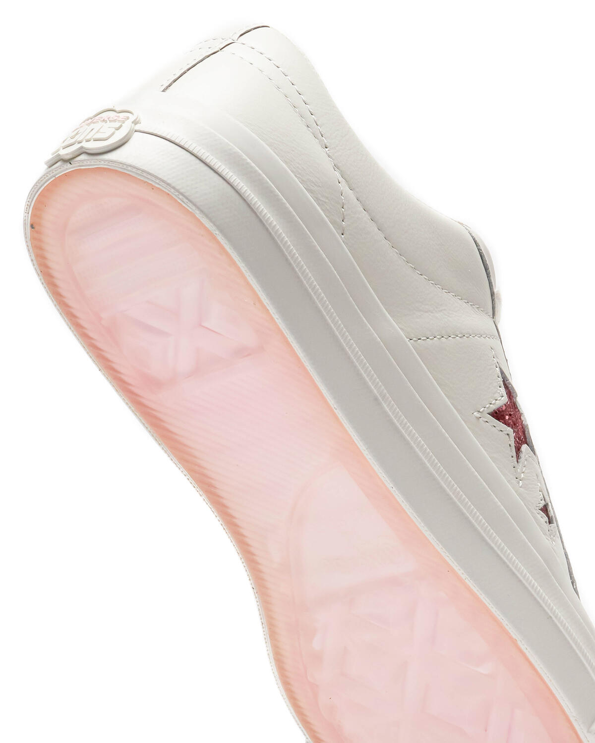 Converse x Turnstile One Star Pro Ox Shoes - White / Pink / White - Image 17
