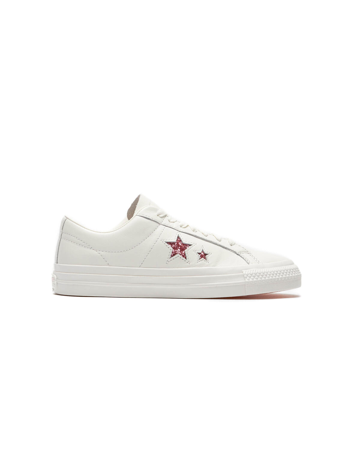 Converse x Turnstile One Star Pro Ox Shoes - White / Pink / White - Image 12