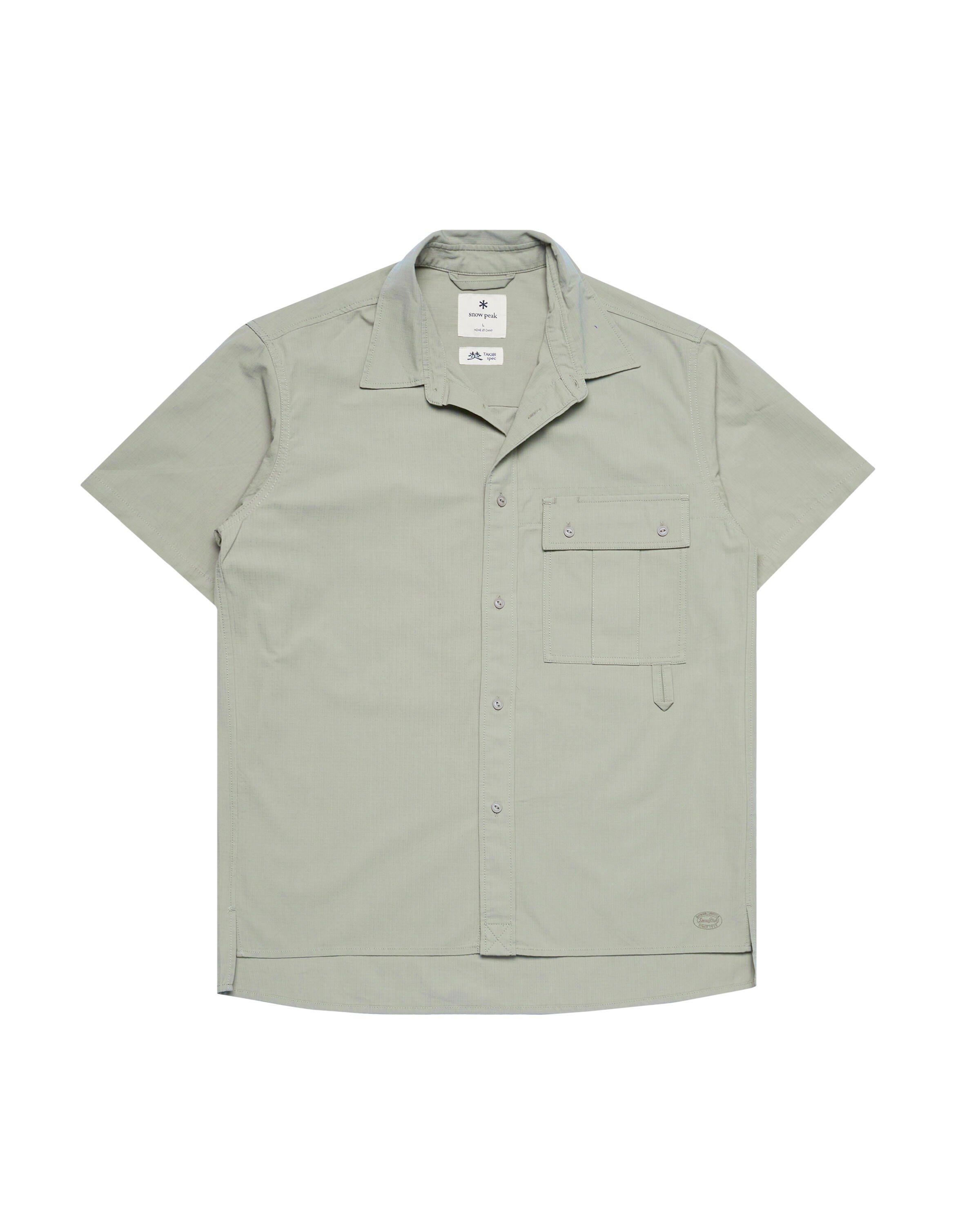 Snow Peak TAKIBI LIGHT RIPSTOP SHORT SLEEVE SHIRT