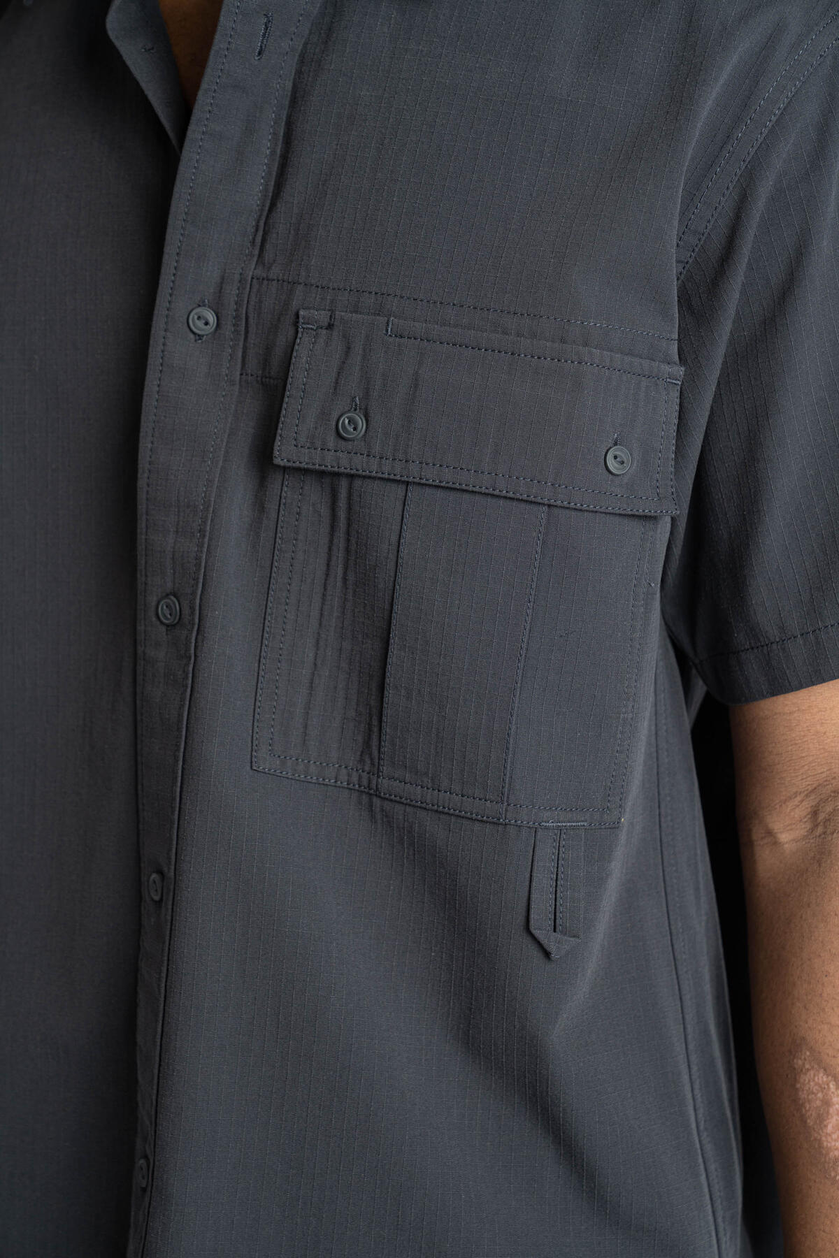 Snow Peak Takibi Light Ripstop Short Sleeve Shirt - Image 5