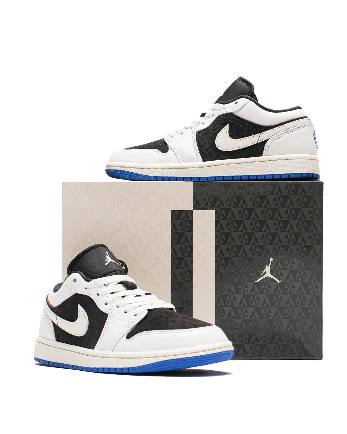 Size 12.5 Nike Air Jordan 1 Low Quai 54 Q54 Off Noir Sail White Mens HQ0764-001 Buy Air Jordan 1 Low Quai 54 Men main image 4