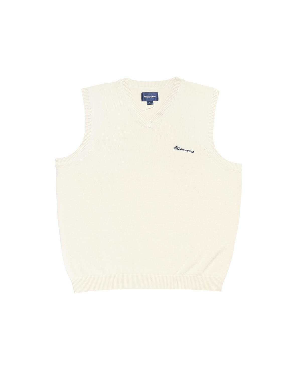 thisisneverthat Script Logo Knit Vest - Image 2