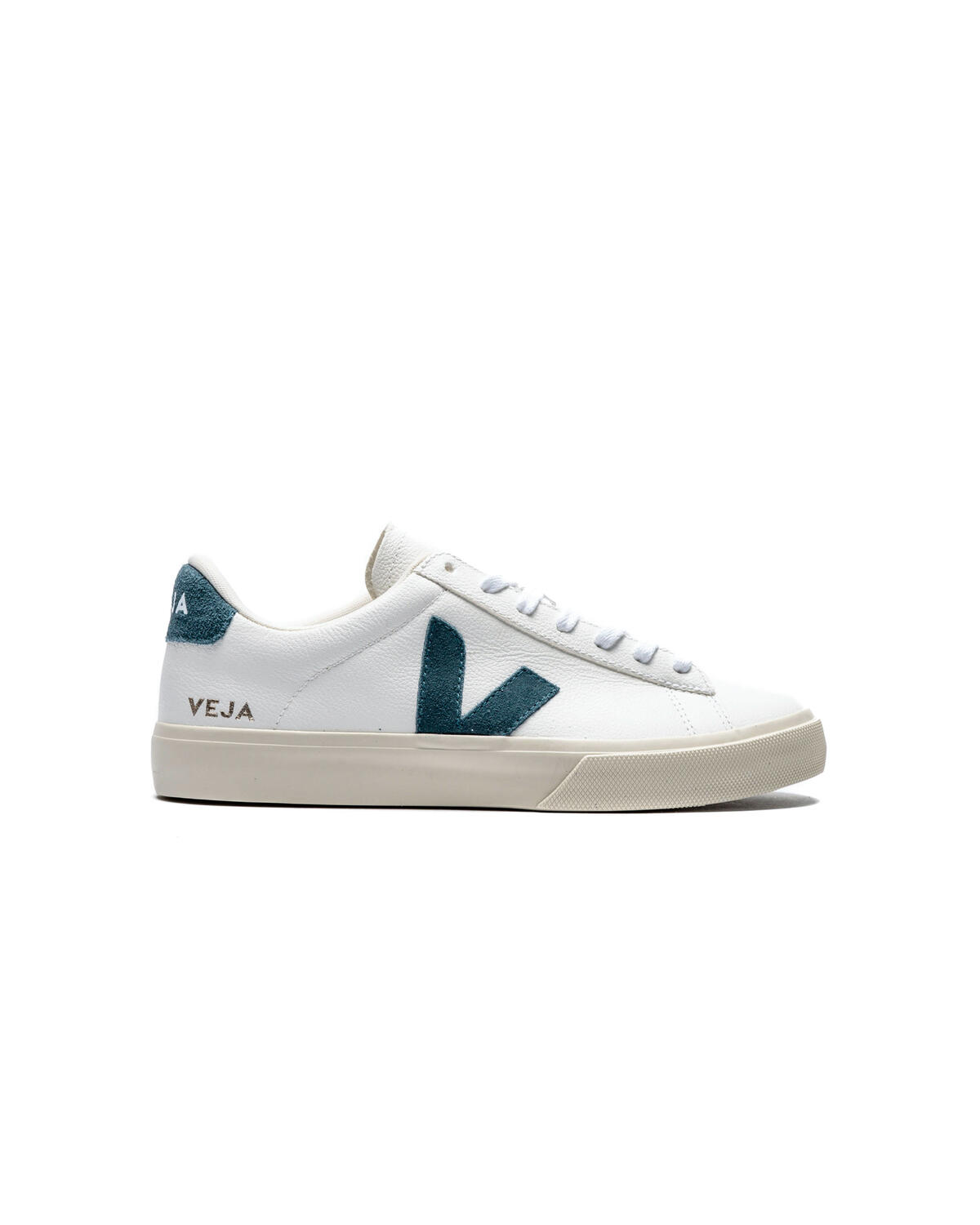 VEJA Campo Leather Womens Lifestyle Shoes White/Blue