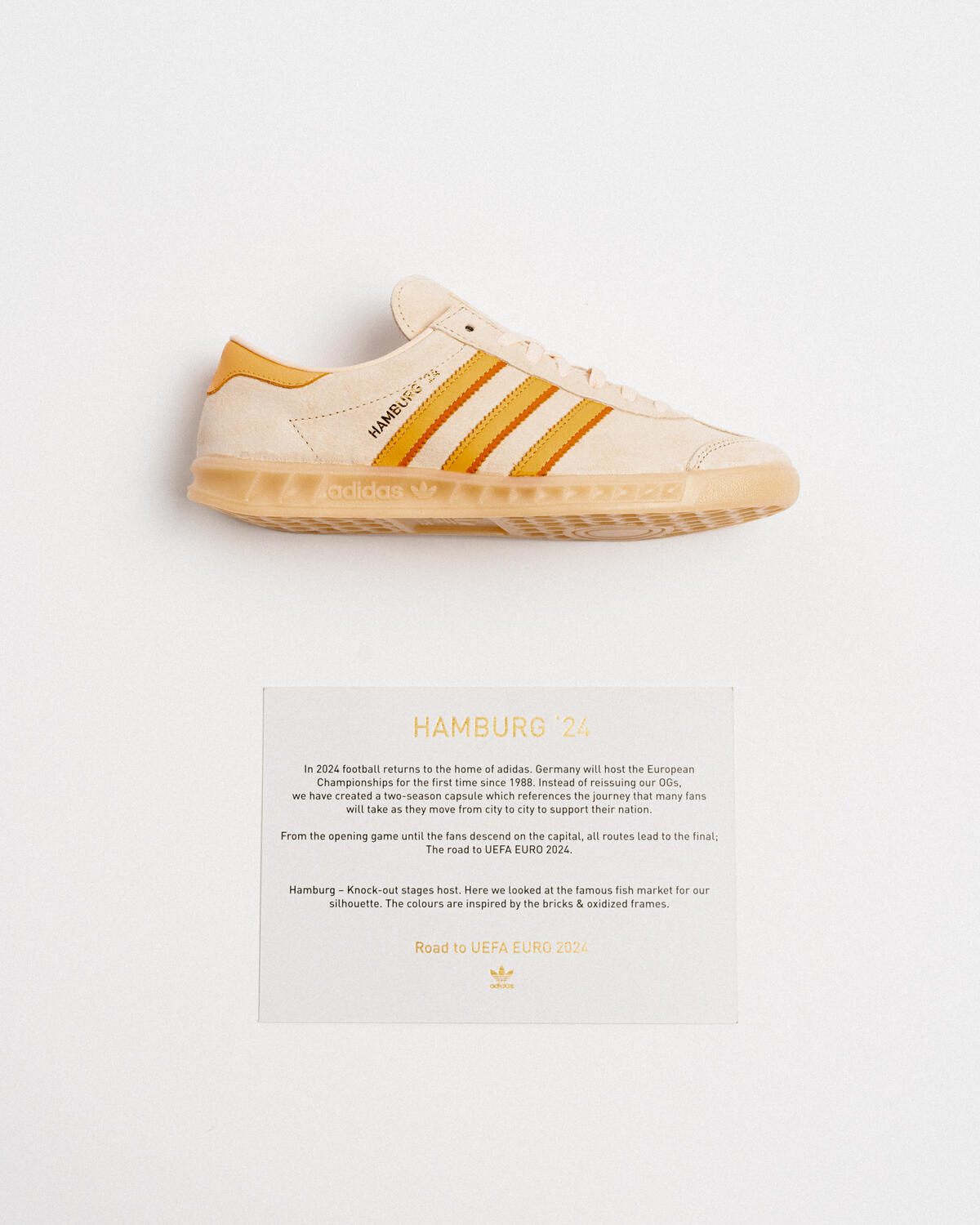 Adidas Hamburg 'Crystal Sand/Hazy Orange/Collegiate Orange' - Image 16
