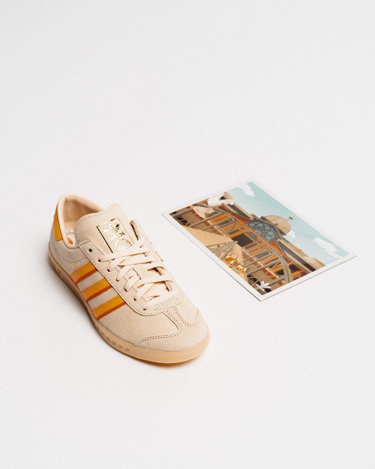 Adidas Hamburg 'Crystal Sand/Hazy Orange/Collegiate Orange' - Image 18
