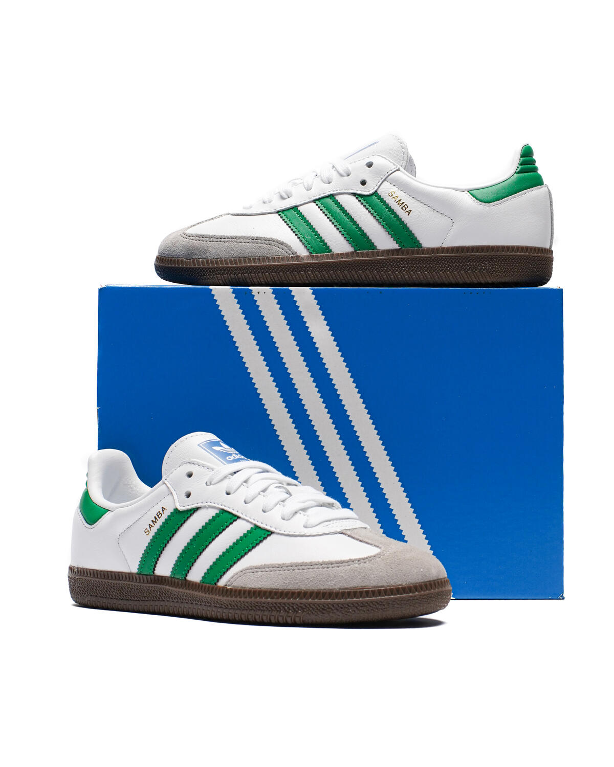 Adidas Samba OG 'Cloud White / Green' (Women's) - Image 29