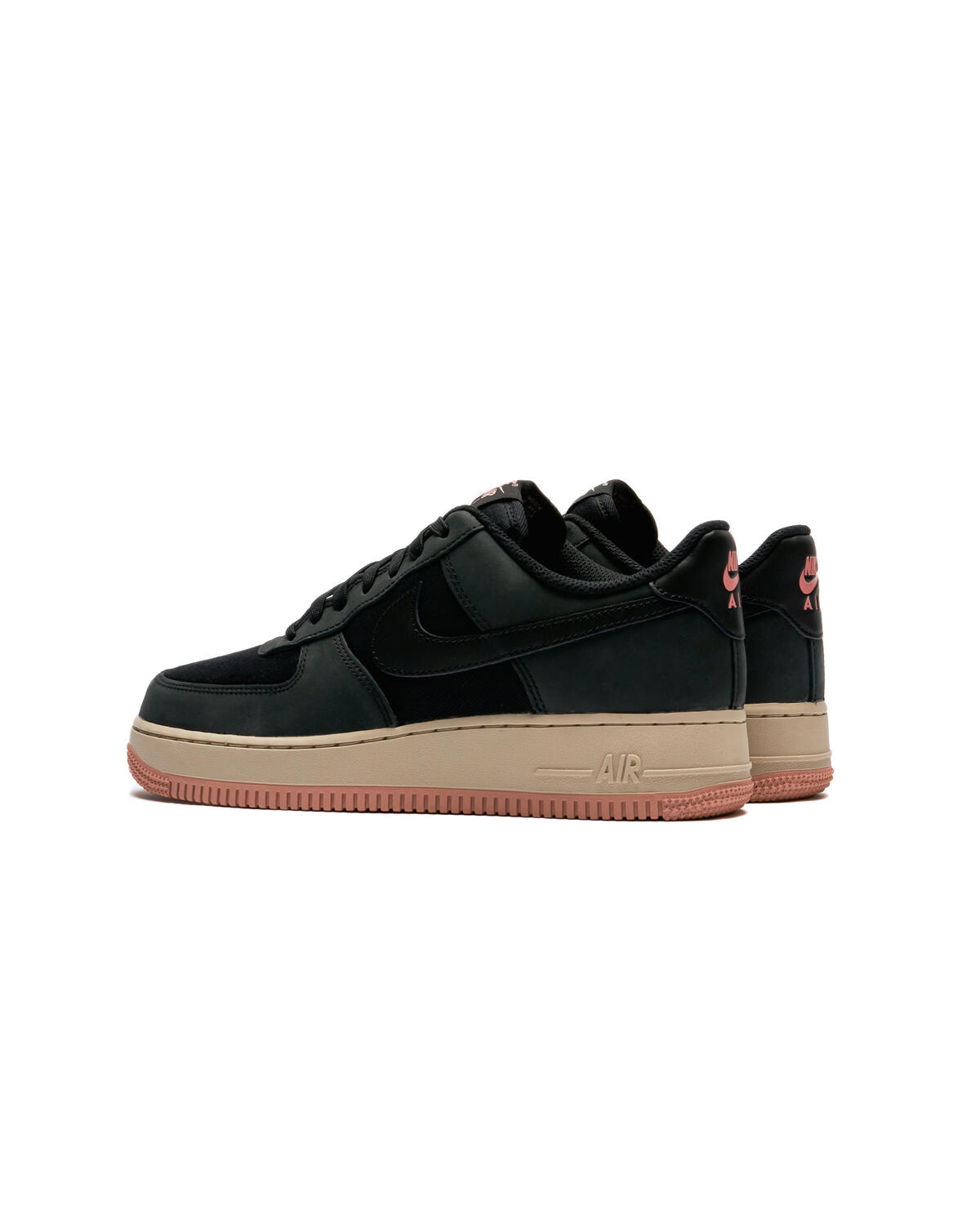 Nike Air Force 1 'Black/Red Stardust/Sanddrift' - Image 4