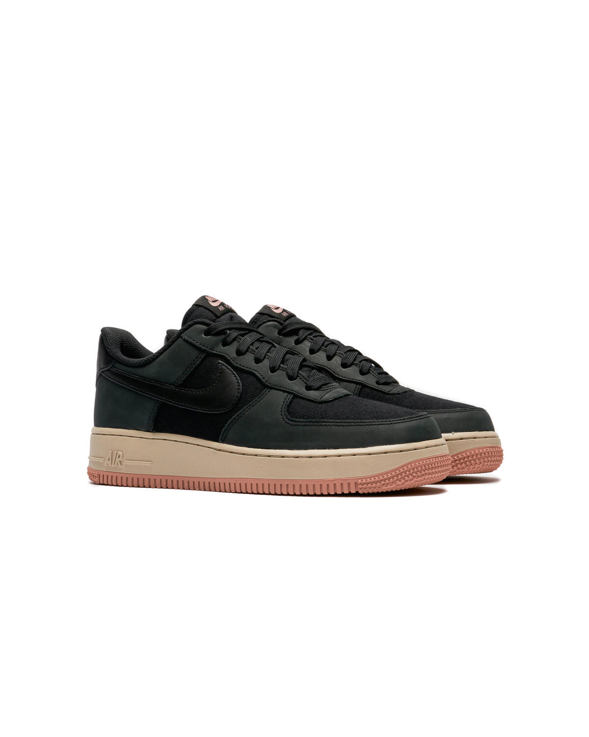 Nike Air Force 1 'Black/Red Stardust/Sanddrift' - Image 3