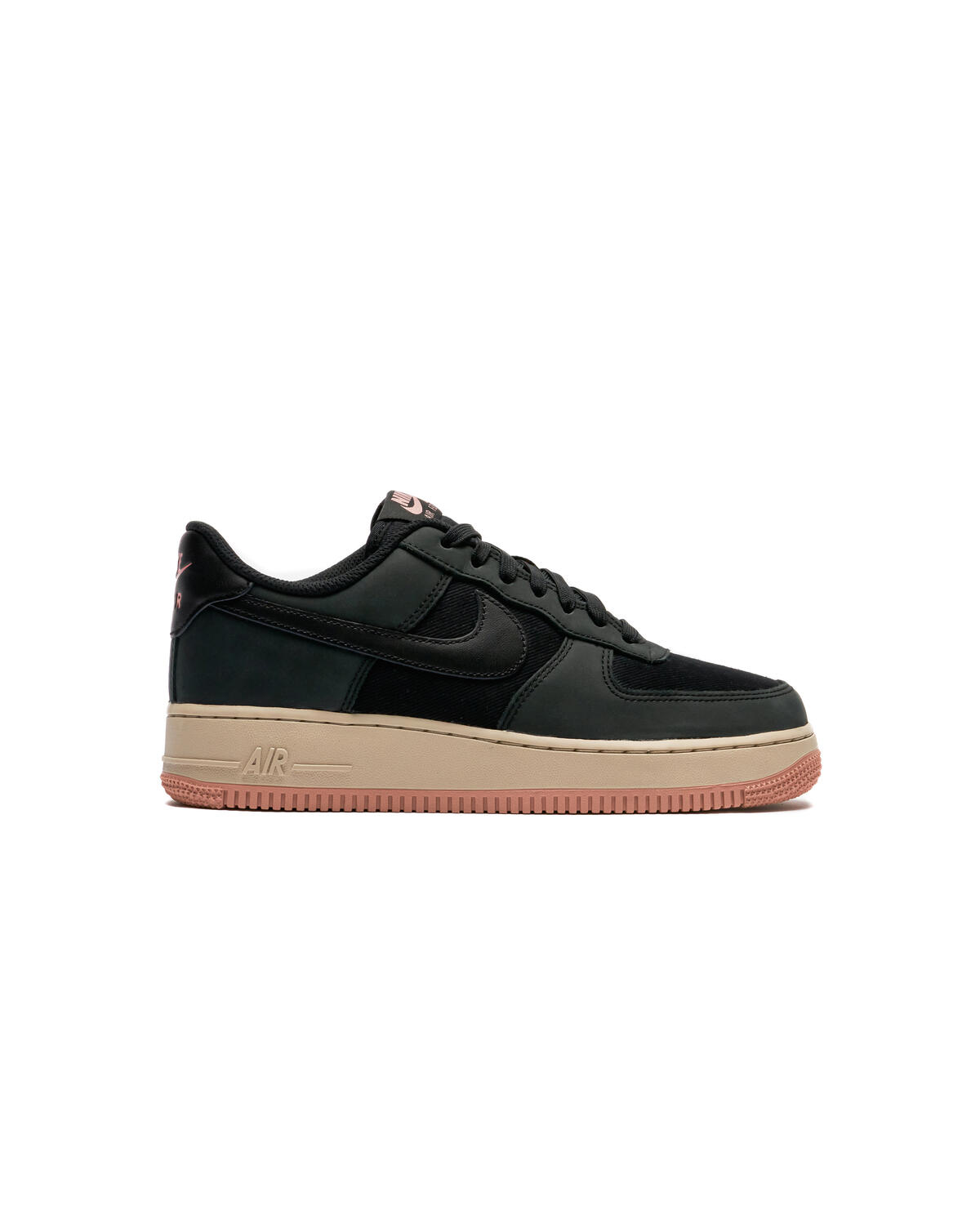 Nike Air Force 1 'Black/Red Stardust/Sanddrift' - Image 2