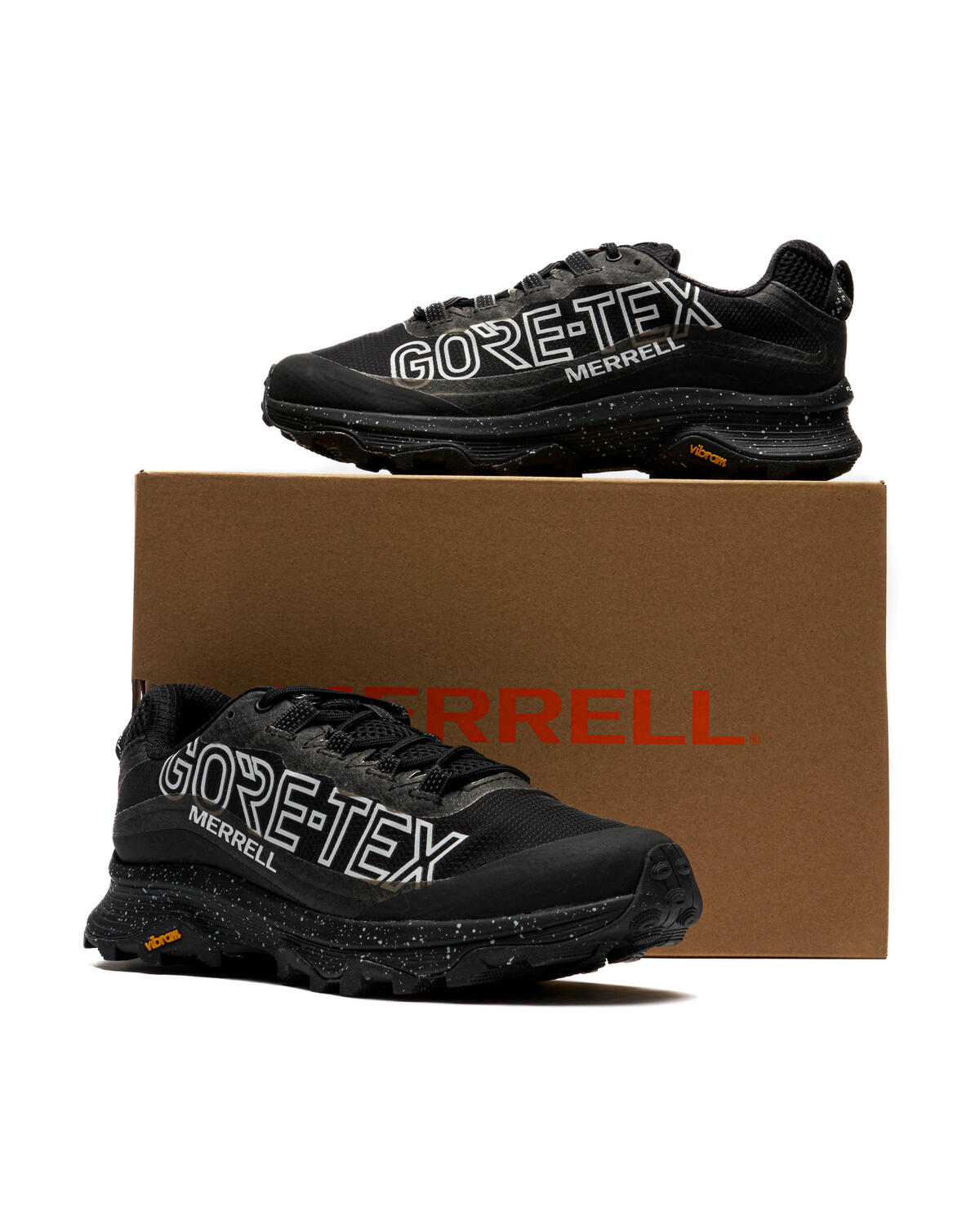 Merrell Mens MOAB Speed Gore-Tex 1 TRL Shoes 'Black - Image 7