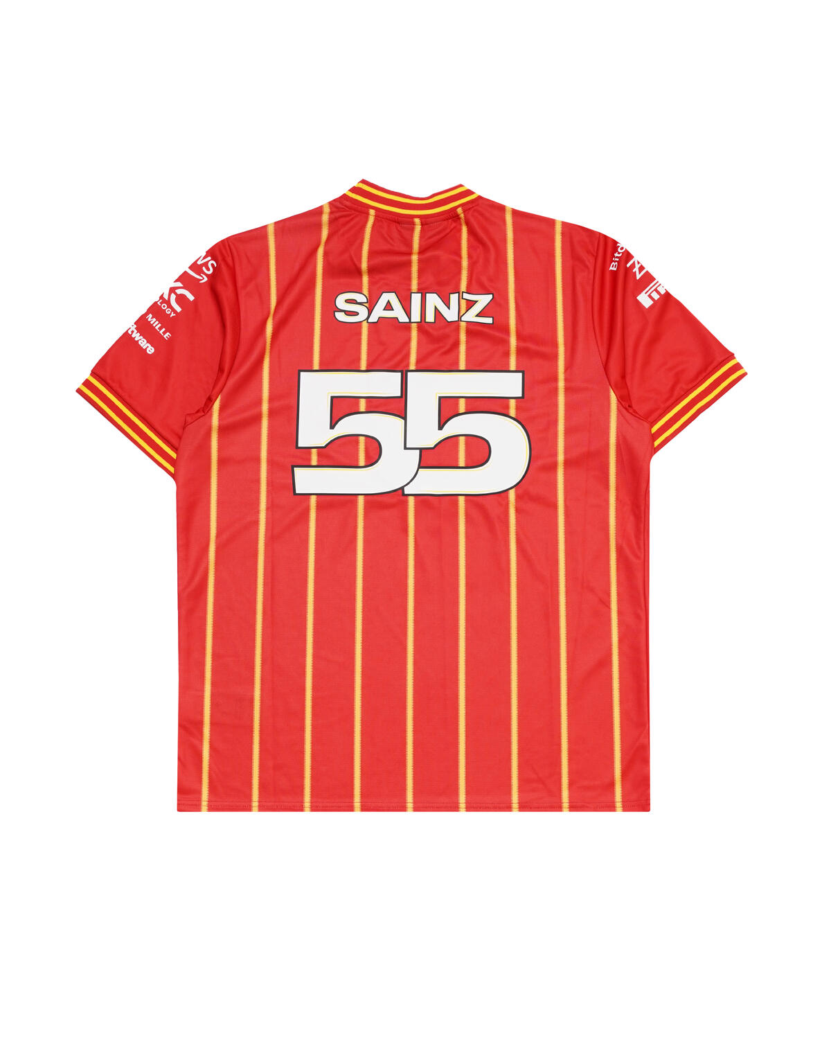 Puma X Scuderia Ferrari Carlos Sainz Jr Team Soccer Jersey Burnt Red - Image 3