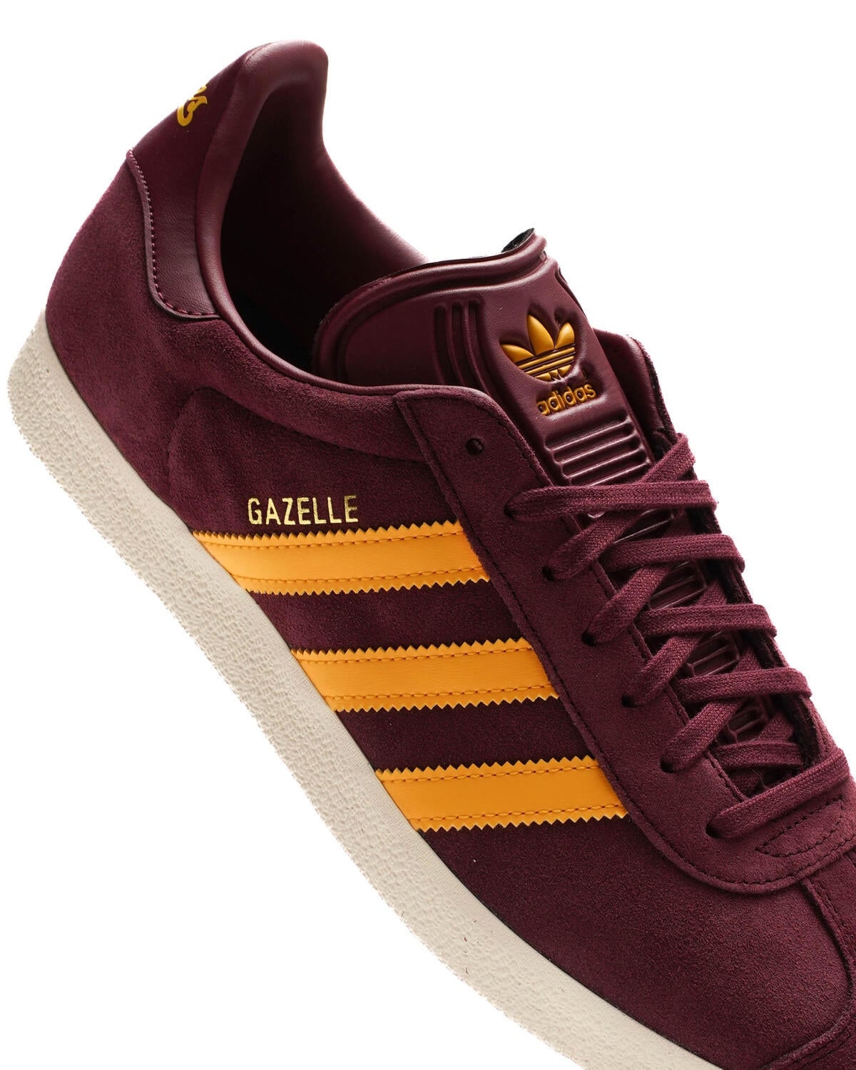 adidas gazelle silver green womens Men's ADIDAS GAZELLE (Collegiate Burgundy / Cloud White / Gold Metallic) main image 0