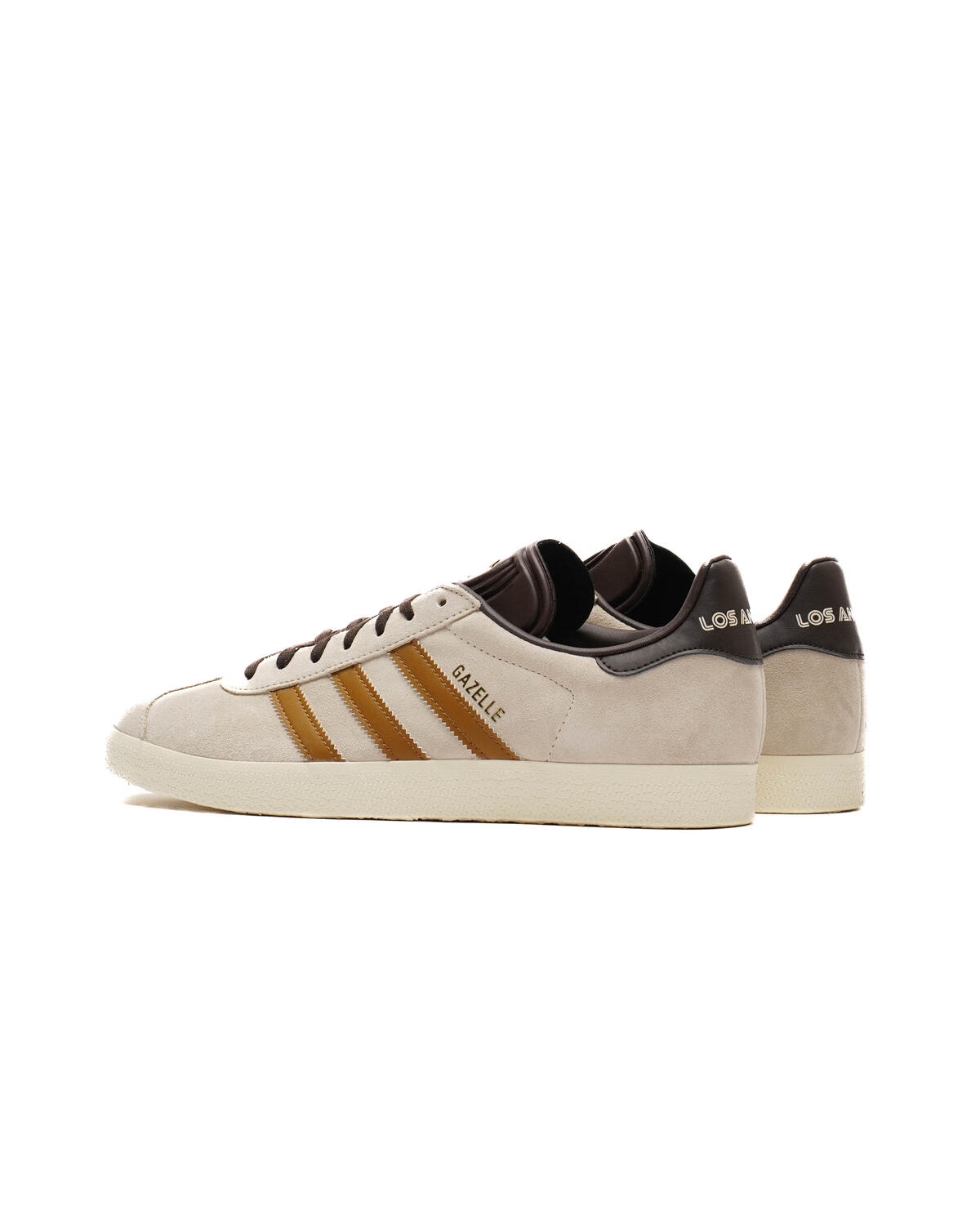 Adidas Gazelle MLS 'Los Angeles FC' - Linen / Gold Ochre / Dark Brown - Image 11
