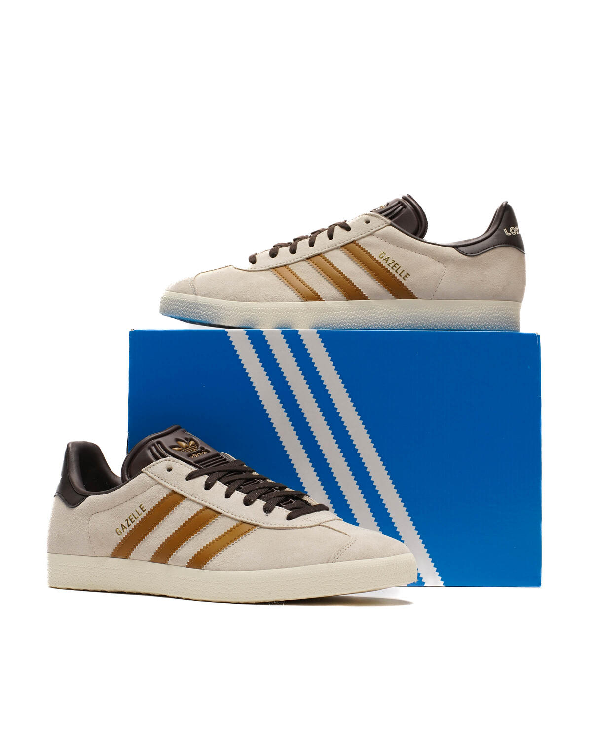 Adidas Gazelle MLS 'Los Angeles FC' - Linen / Gold Ochre / Dark Brown - Image 13