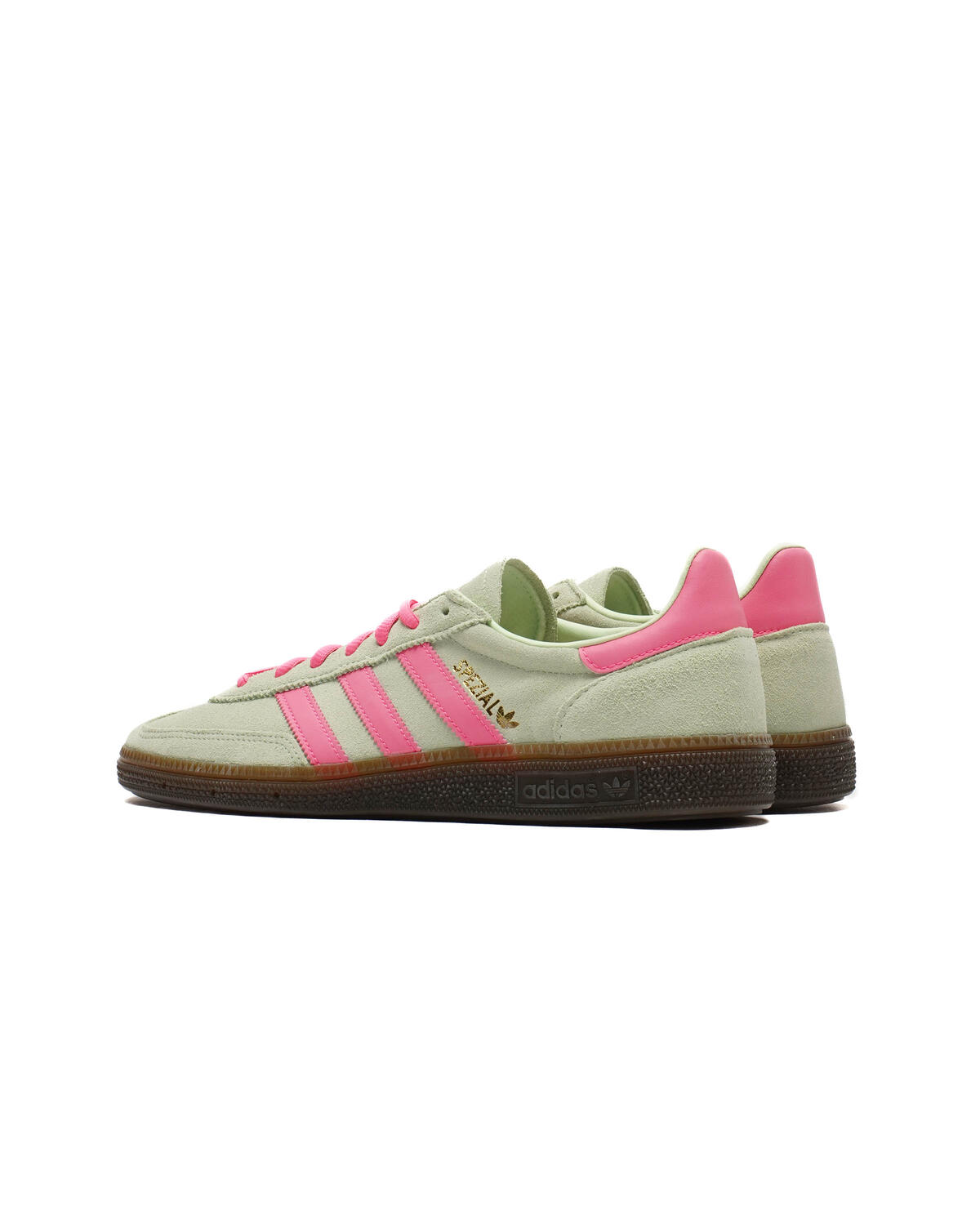 Adidas Handball Spezial Semi Green Spark / Lucid Pink - Gum - Image 4