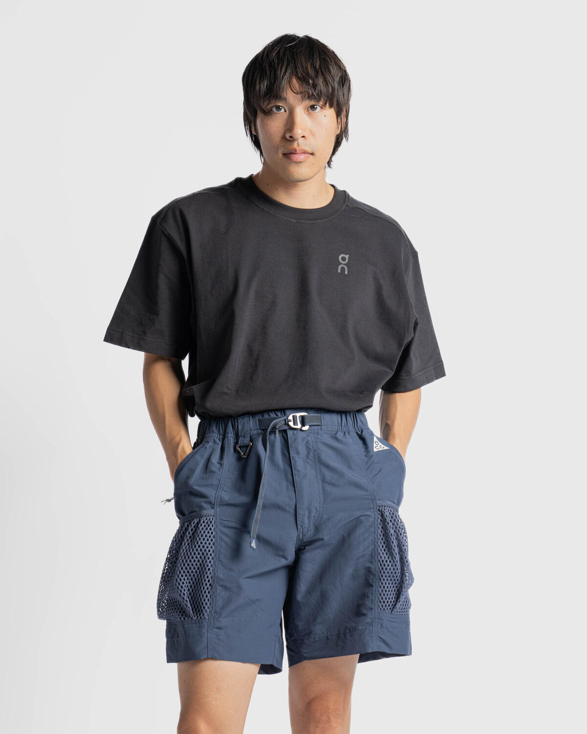 Nike ACG Snowgrass Cargo Shorts Thunder Blue - Image 6