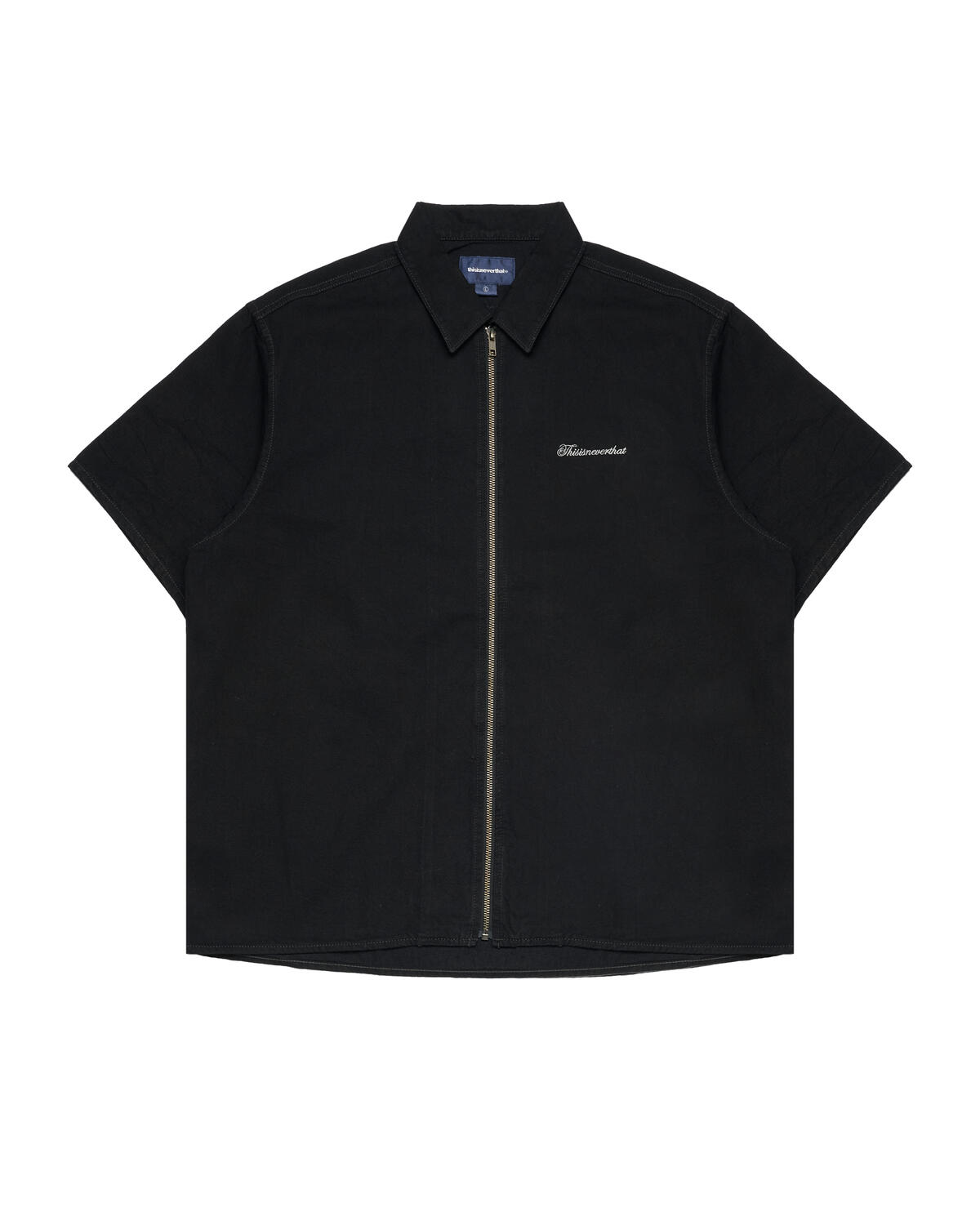 thisisneverthat Washed Denim Zip Shirt - Image 2