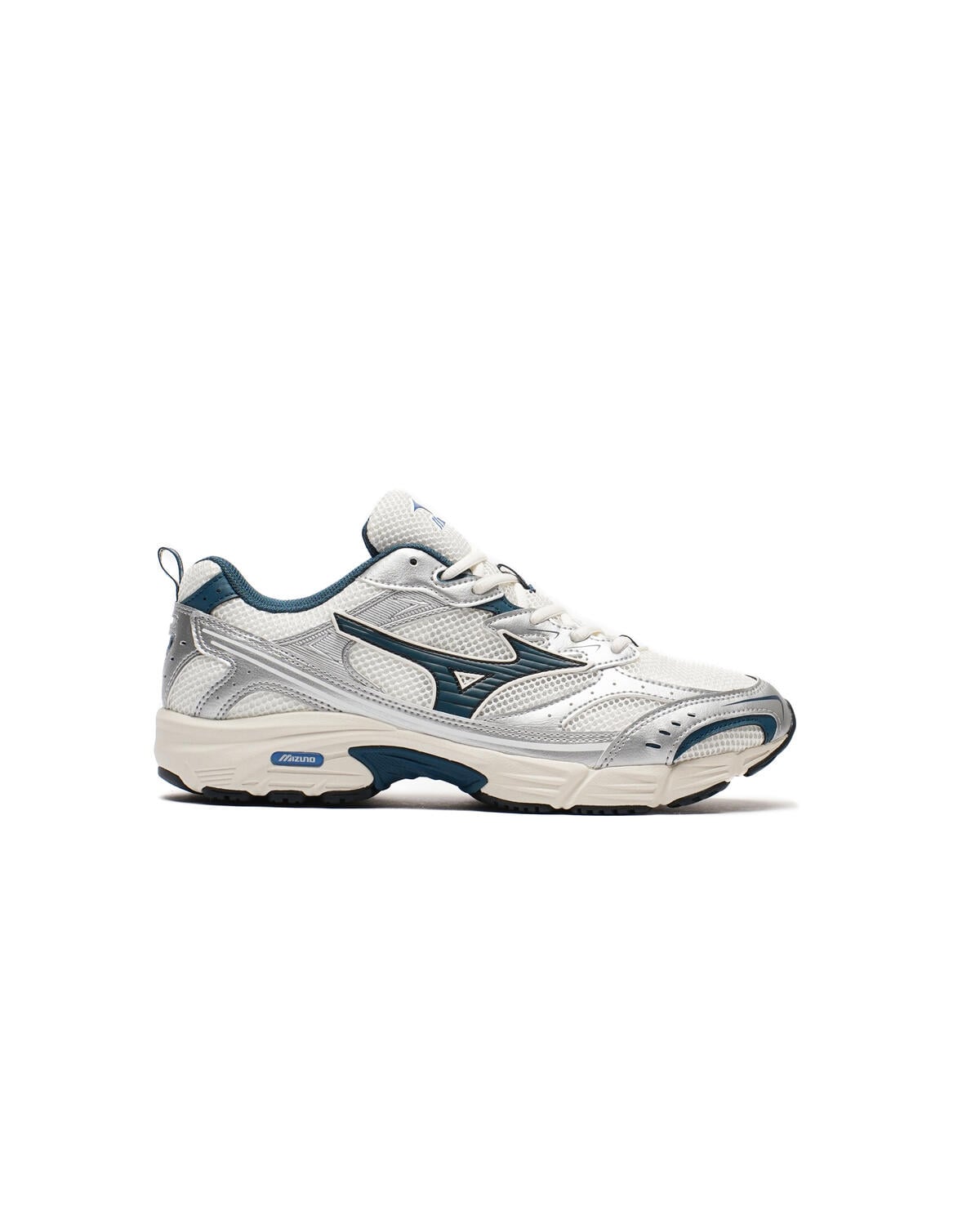 Mizuno Womens MXR Trainer Snow White / Harbour Mist / Silver - Image 8