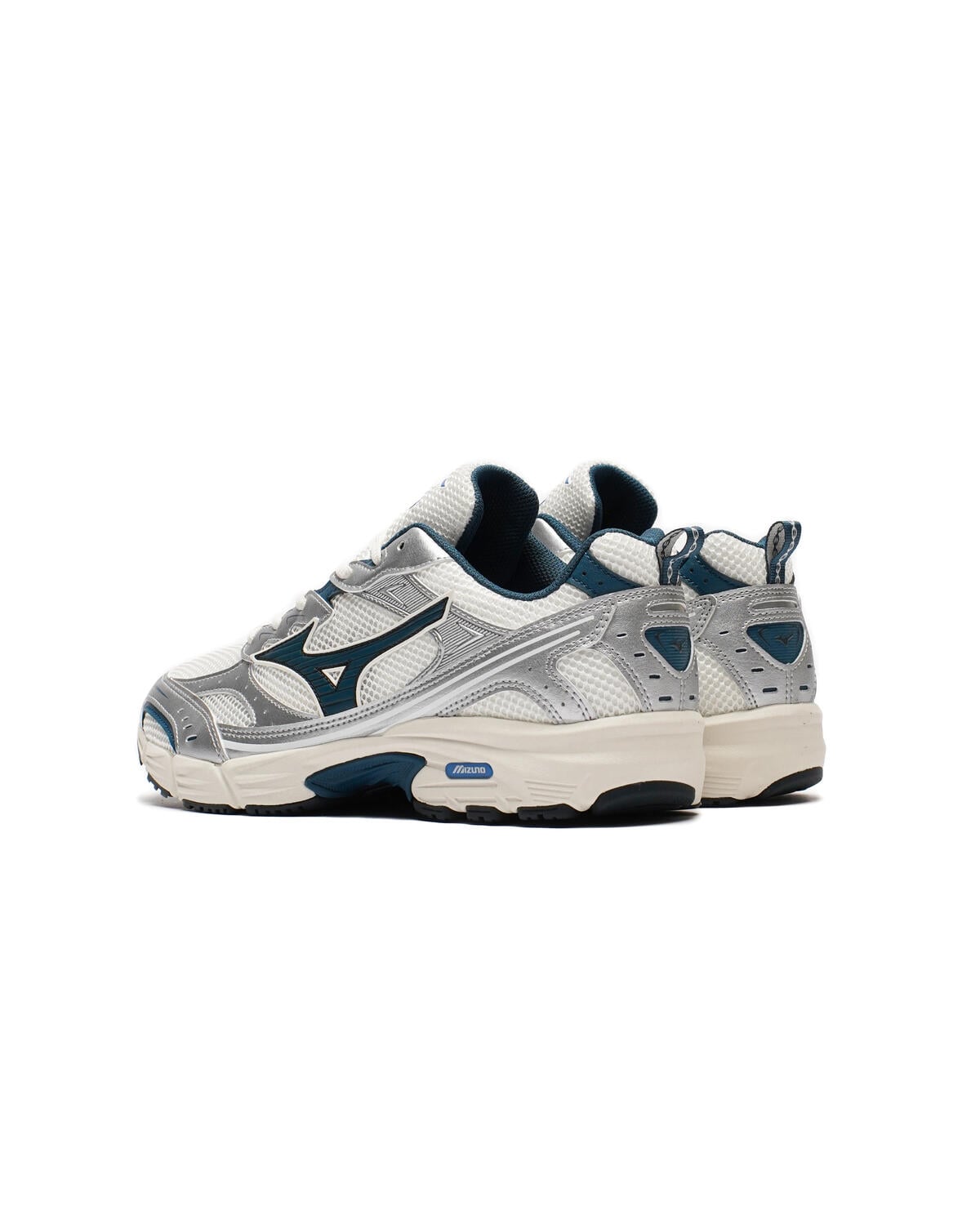 Mizuno Womens MXR Trainer Snow White / Harbour Mist / Silver - Image 10