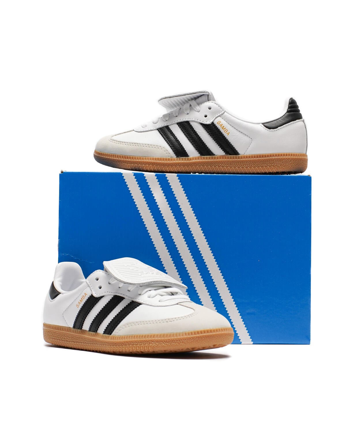 adidas gazelle silver green womens SAMBA OG WONDERBLUE/POWDERYELLOW/GUM3 (GS) – Active Athlete 88 main image 1