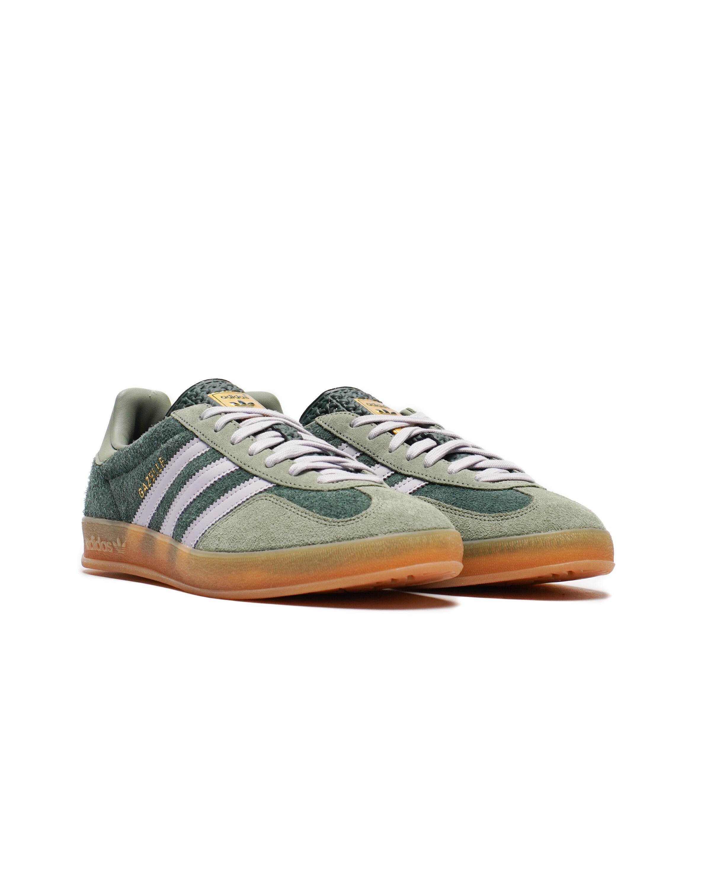 adidas gazelle silver green womens Adidas Womens Gazelle Indoor Shoes – Extra Butter main image 1